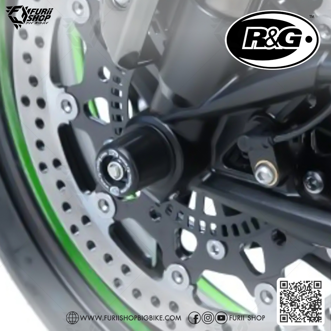 กันล้มหน้า R&G Front Protector : for Kawasaki Ninja H2 SX 2018-2019