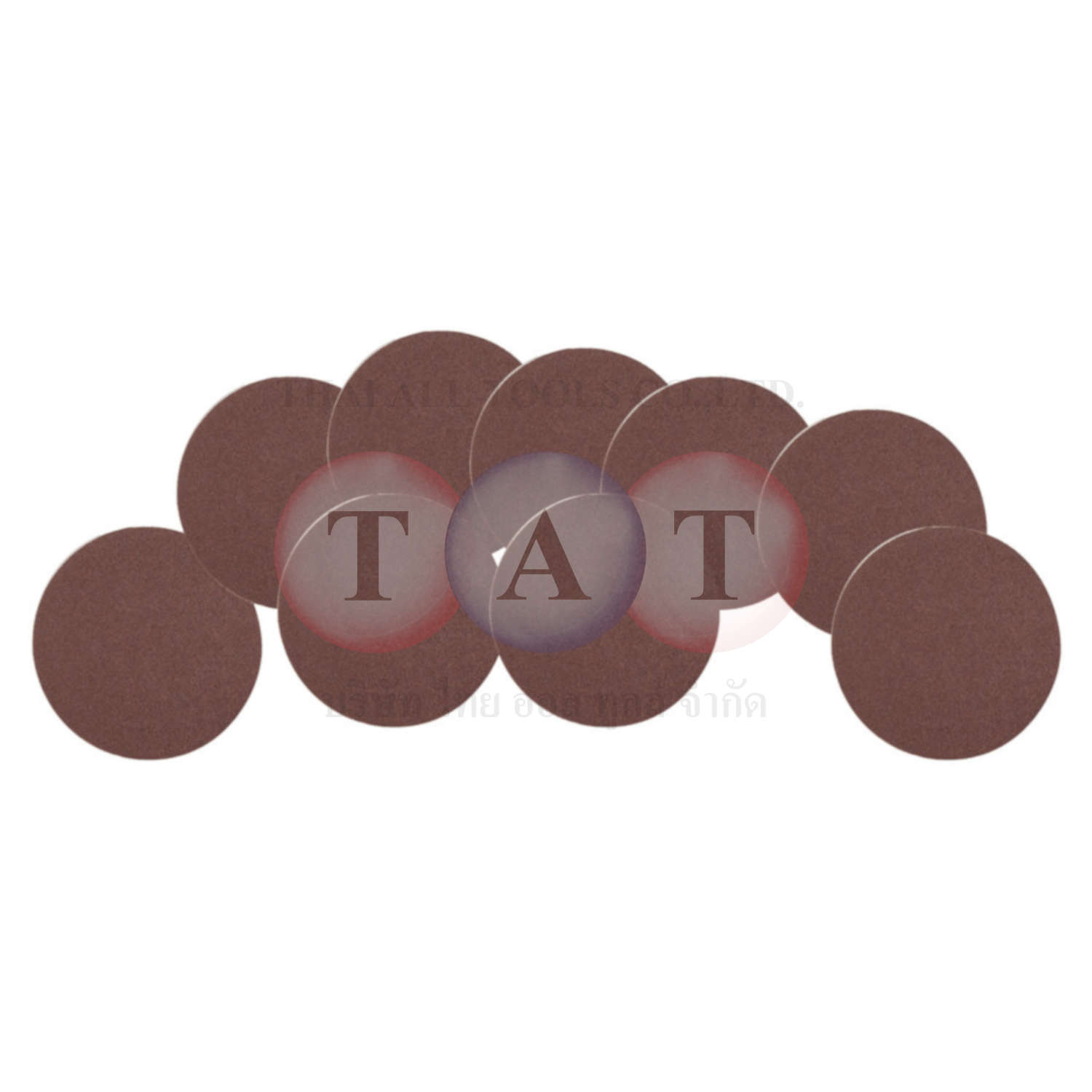 Kennedy.150mm HOOK-N-LOOP-BACKED SANDING DISCS PLAIN P60 - Pack of 50