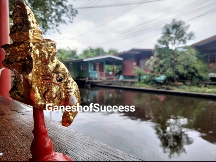 เศียรบรมครู เศียรพระพิฆเนศ ปิดทอง ขนาดเล็ก