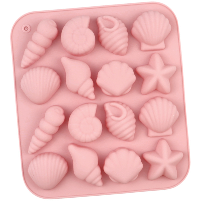 แม่พิมพ์ซิลิโคนลายเปลือกหอย ปลาดาว หอยสังข์ | ทำขนม ช็อกโกแลต สบู่ DIY