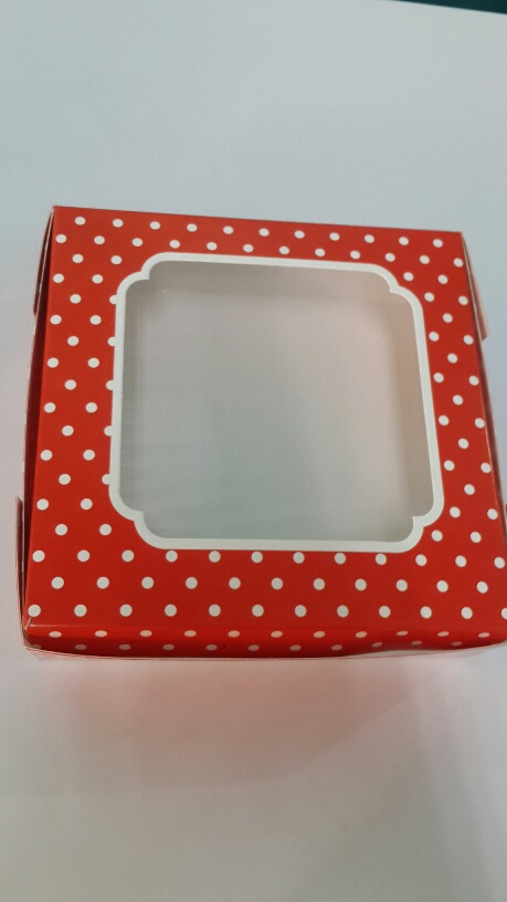 กล่องชิฟฟ่อน จุดแดง