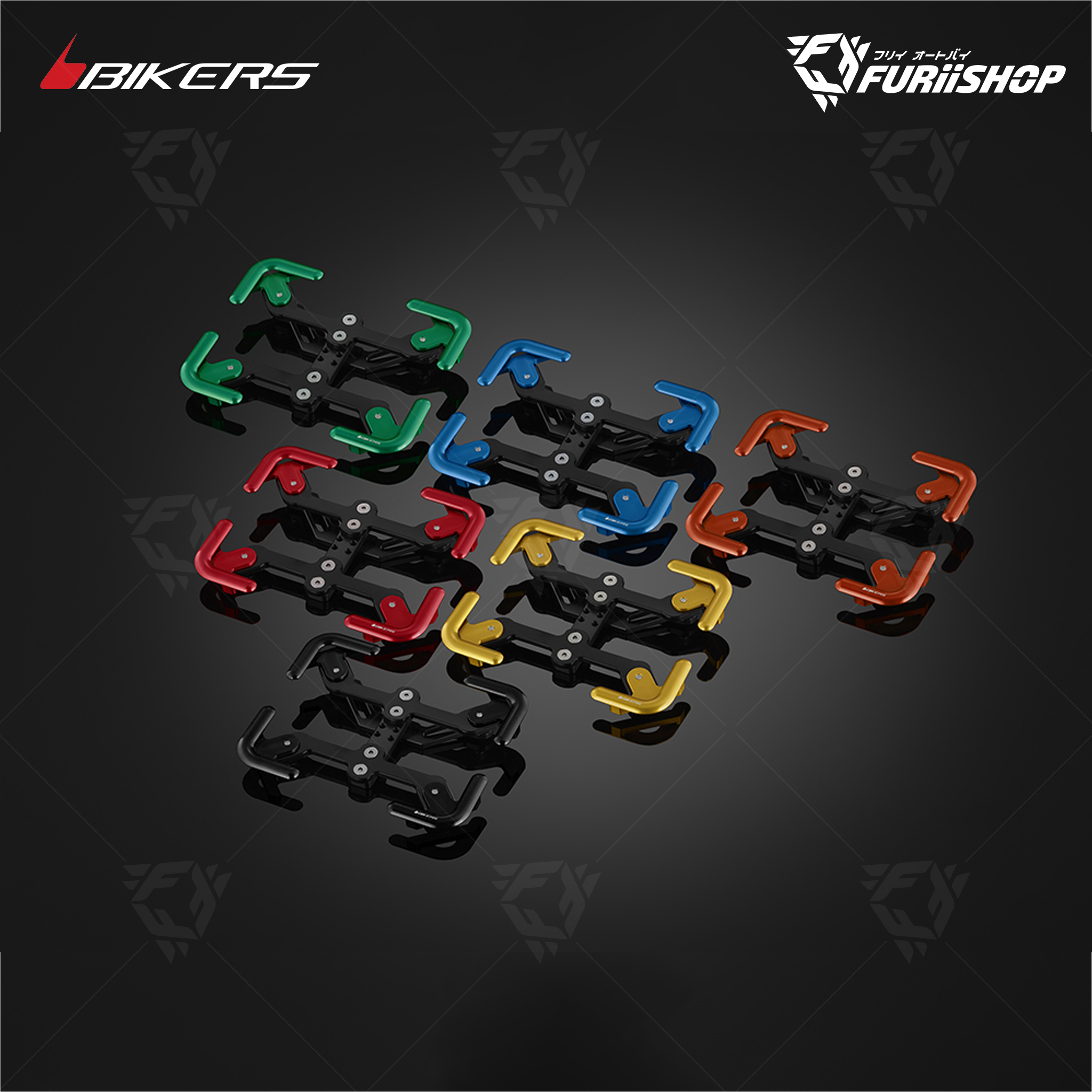กรอบป้ายทะเบียน Bikers V0052 รุ่นพรีเมียม 04 for Vespa all model