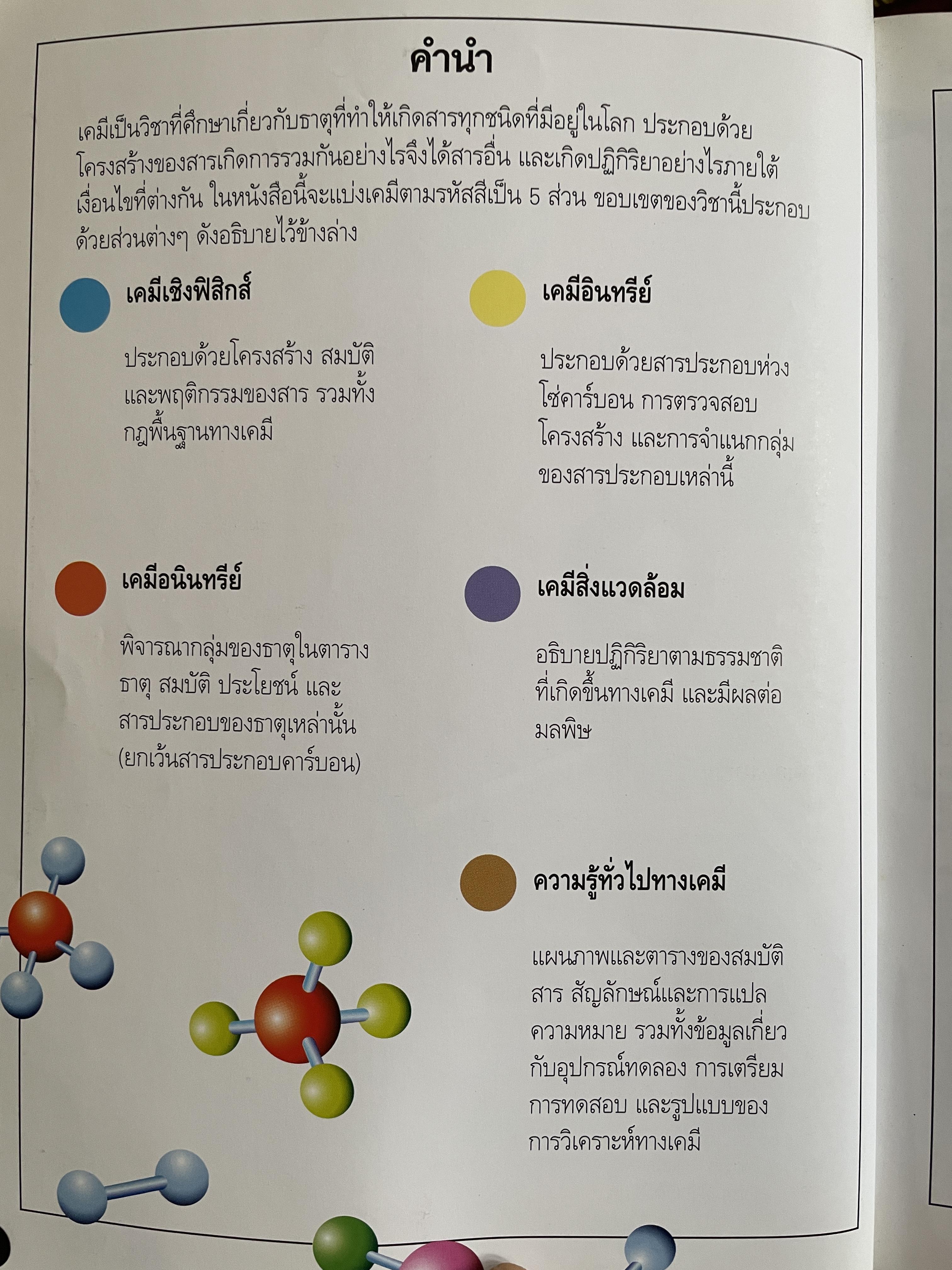 พจนานุกรม เคมี ฉนันภาพประกอบ 800 กรัม