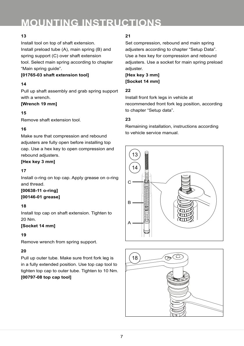 สปริงโช้คหน้า Ohlins FKR103 For Yamaha YZF R1M 2015-2019