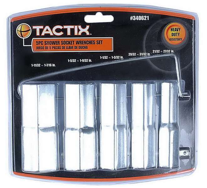 ชุดประแจสำหรับงานปะปา อ่างอาบน้ำ/ก็อกน้ำ 340621 TACTIX