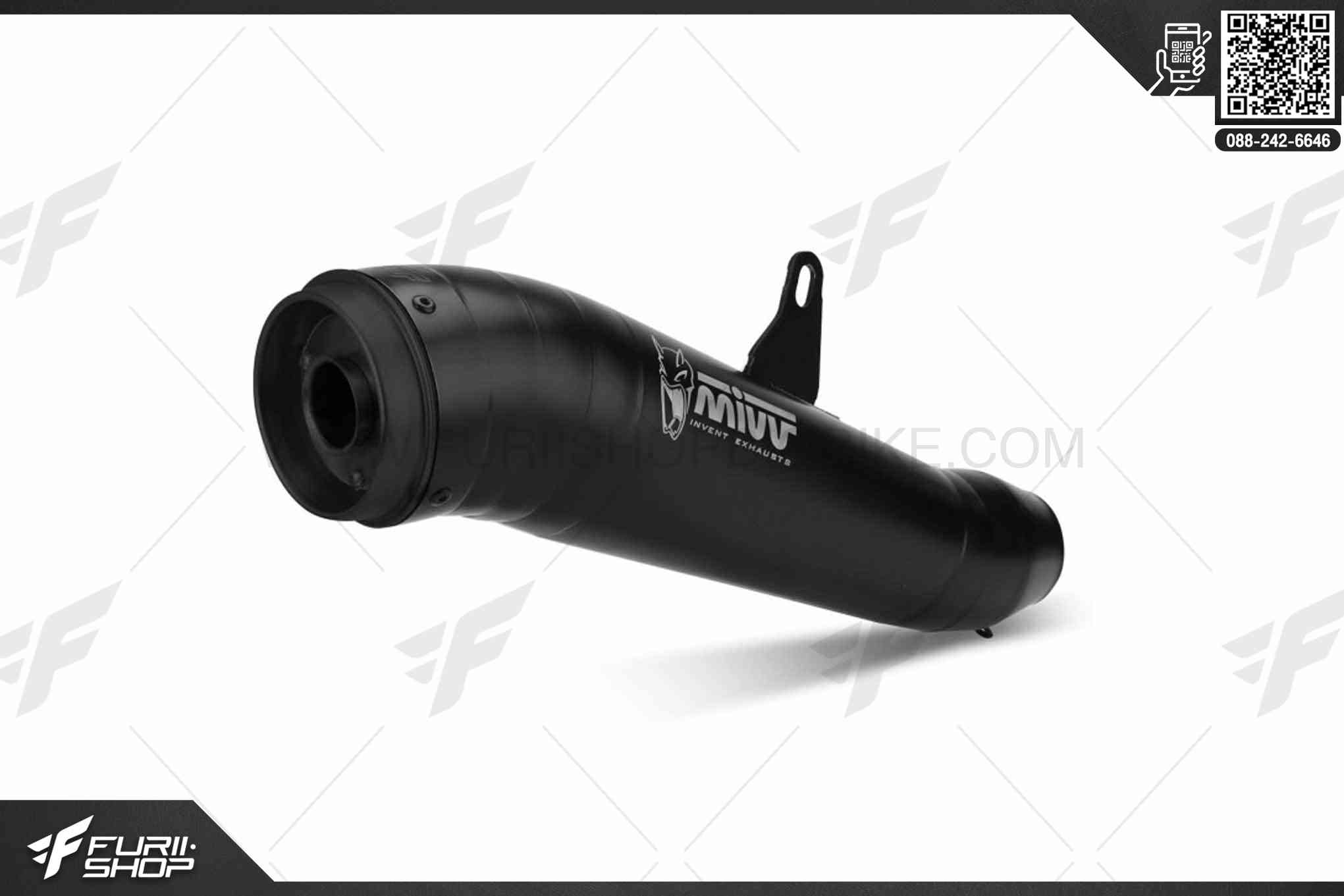 ท่อมอเตอร์ไซค์ MIVV FOR TRIUMPH SPEED TRIPLE GHIBLI STEEL BLACK BASSO LOW DOWN ท่อแต่ง ท่อสูตร ท่อบิ๊กไบค์ ท่อBigbike ท่อไอเสีย