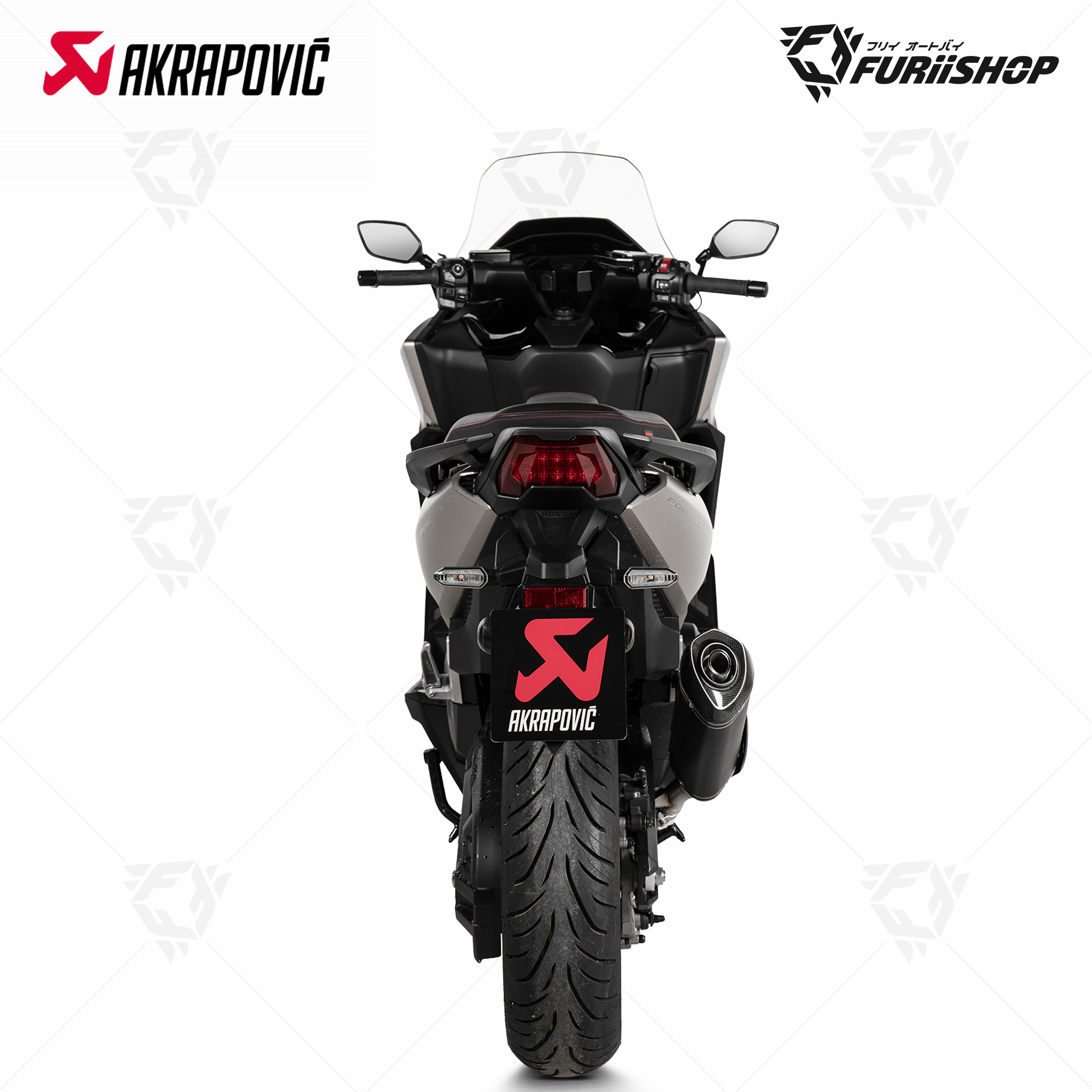 ท่อแต่ง Akrapovic Slip on Black Limited 2025 for HONDA X-ADV750 2025