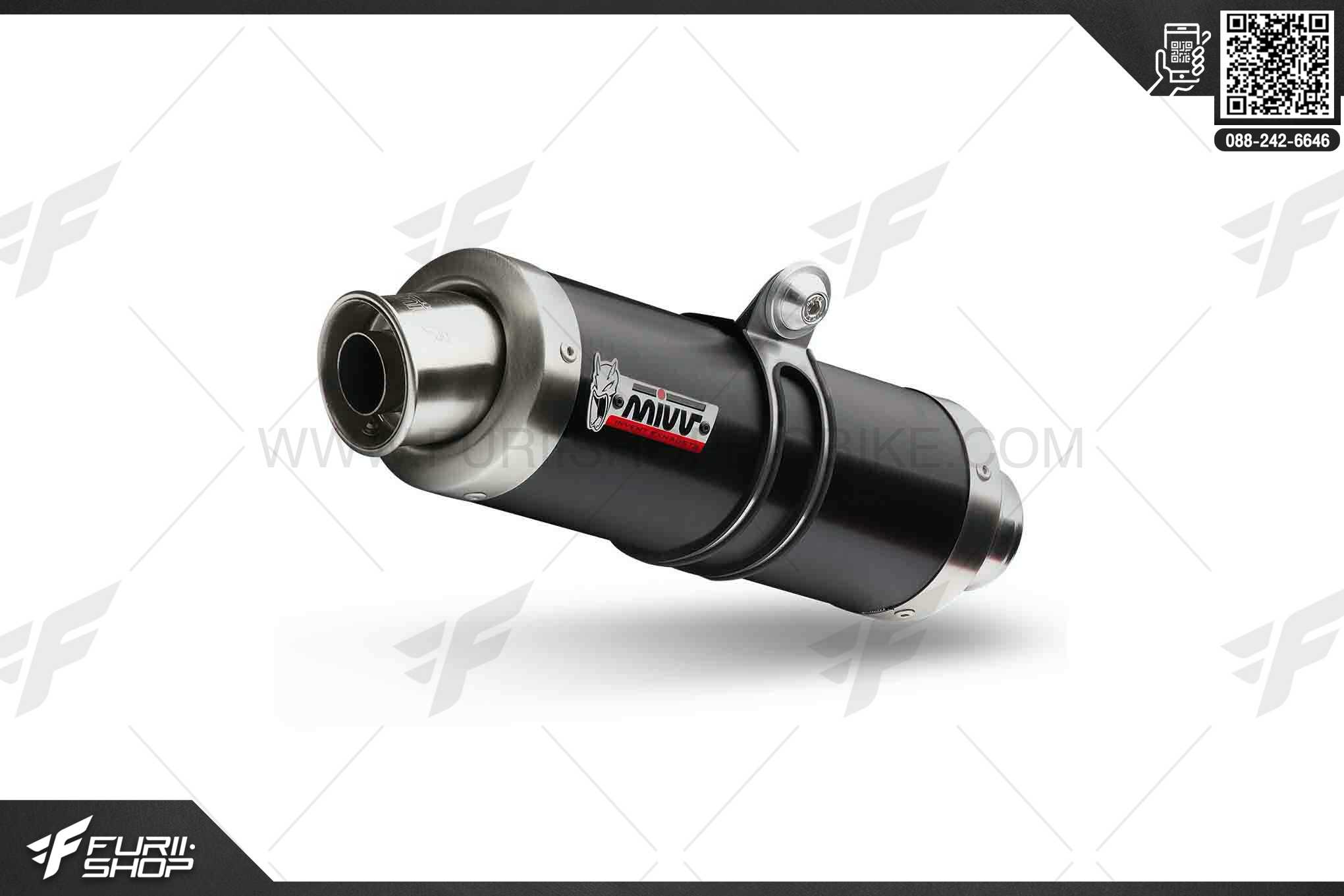 ท่อมอเตอร์ไซค์ MIVV FOR DUCATI MONSTER 796 GP STEEL BLACK 2010-2014 ท่อแต่ง ท่อสูตร ท่อบิ๊กไบค์ ท่อBigbike ท่อไอเสีย
