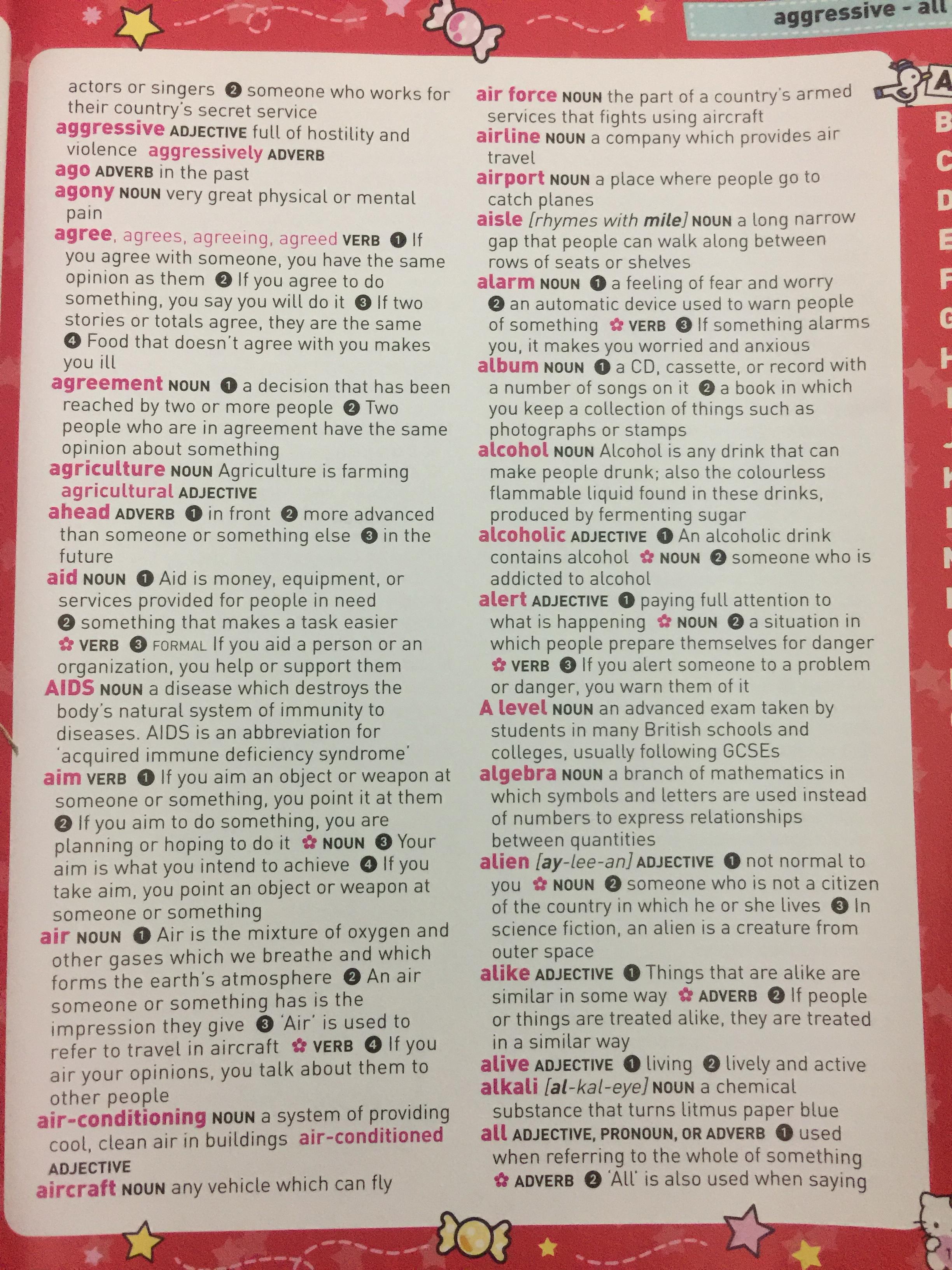 HELLO KITTY Dictionary. By Collins 0 กก.