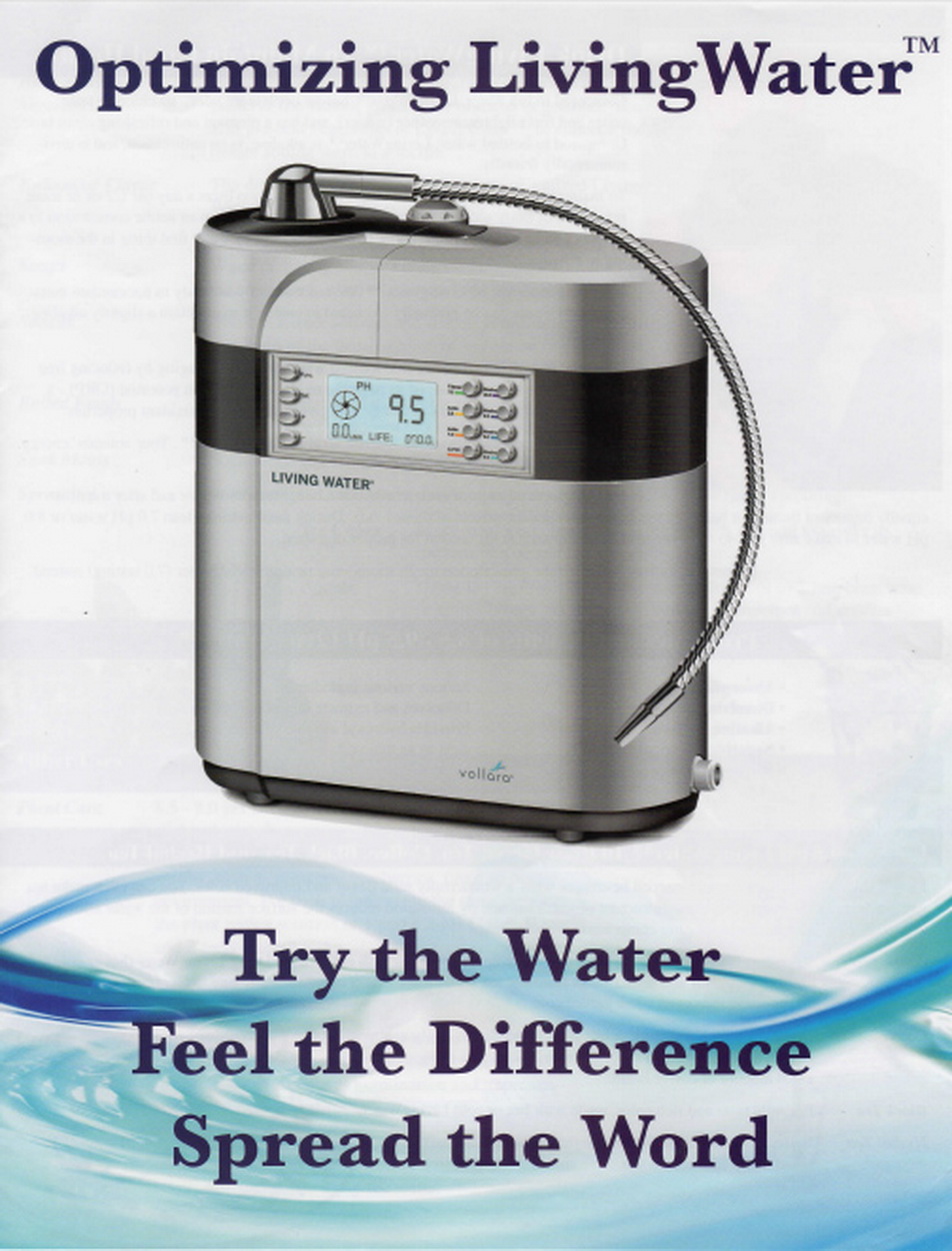 เครื่องผลิตน้ำดื่มเพื่อสุขภาพ ลีฟวิ่ง วอเตอร์/Living Water