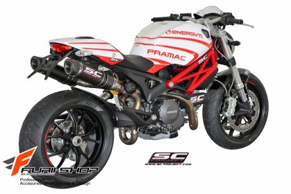 ท่อมอเตอร์ไซค์ SC PROJECT GP TECH CARBON FOR DUCATI MONSTER795/796 ท่อแต่ง ท่อสูตร ท่อบิ๊กไบค์ ท่อBigbike ท่อไอเสีย