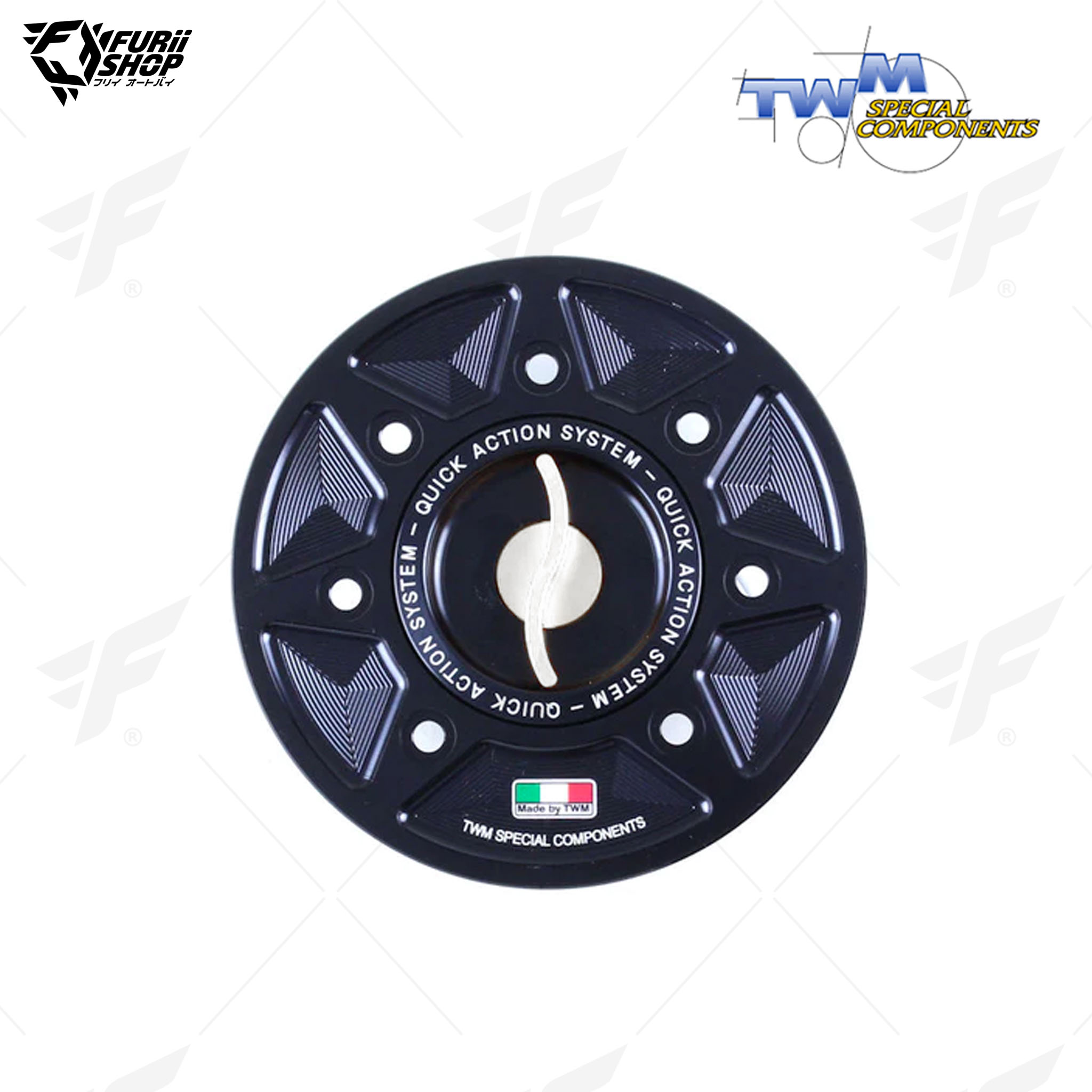 ฝาถังน้ำมัน Aluminium Fuel Cap TWM TKPR.04 : for Kawasaki NINJA 400 17-21/NINJA 650 17-19/ZX-6R /636 19-21/Z650/900 17-21/ZX-10R 2021