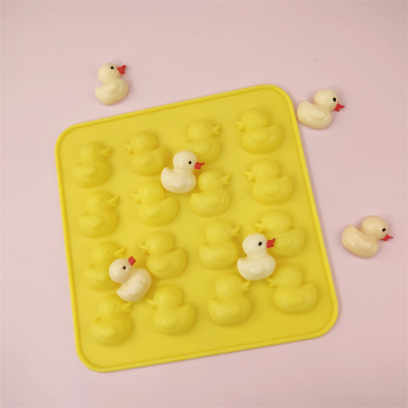 แม่พิมพ์ซิลิโคน.เป็ดประกบ ราคา1ชิ้น แม่พิพม์สี ชมพู