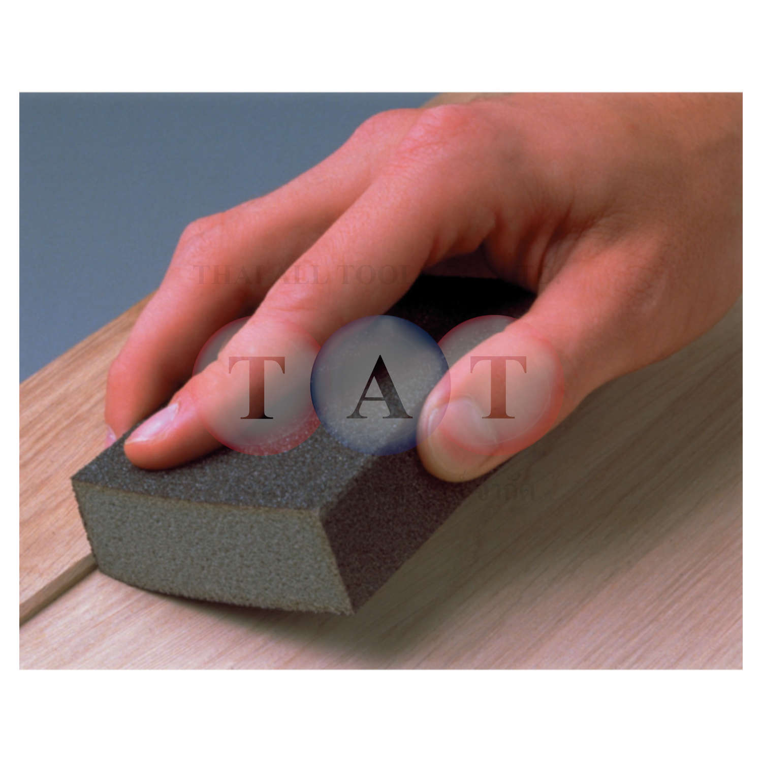 York.96 x 69 x 25mm Four Sided Abrasive Sanding Sponge - Aluminium Oxide - Square End - Fine/Medium - Pack of 25