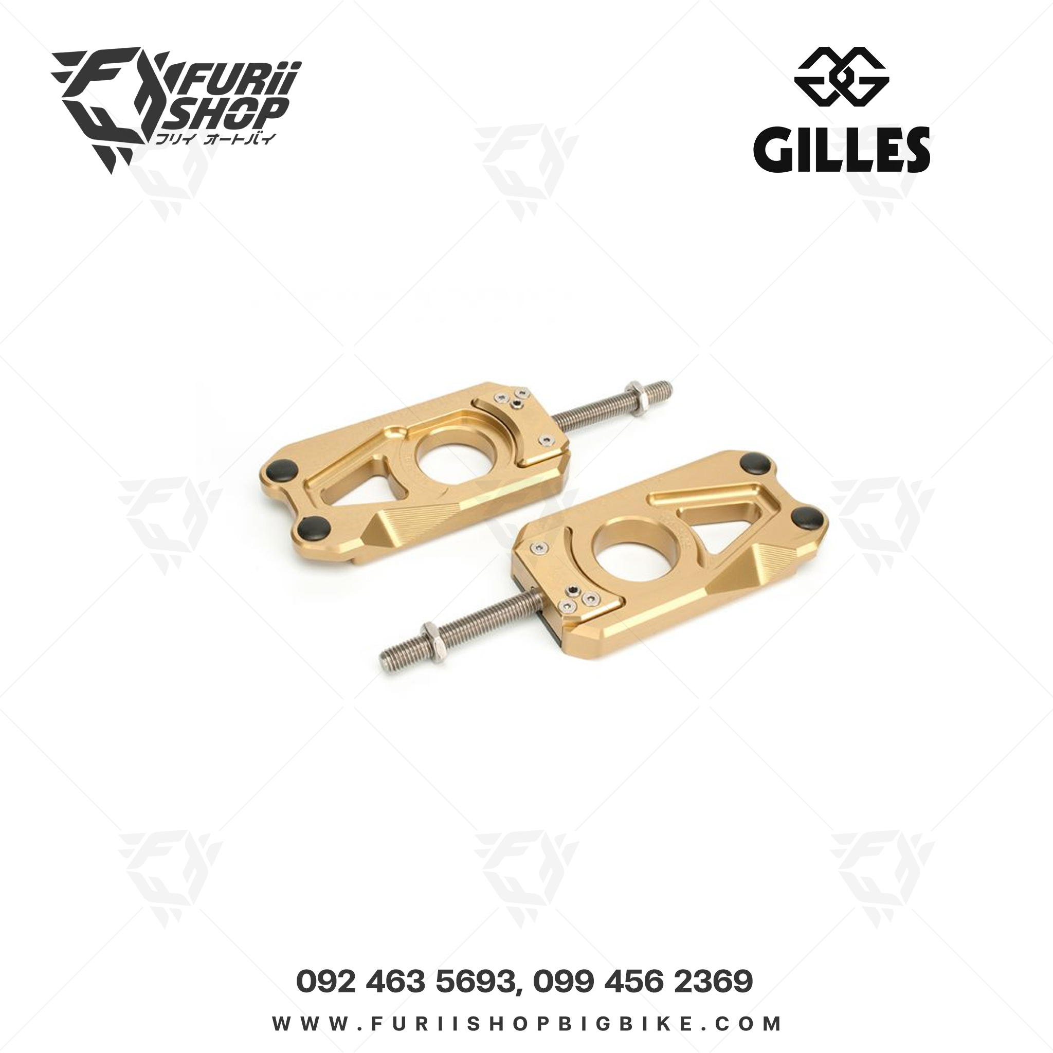 ตั้งโซ่ TCA Gilles tooling Chain Adjuster TCA : for Yamaha TMAX530 SX/DX 2017-2019 & TMAX560 2020-2021