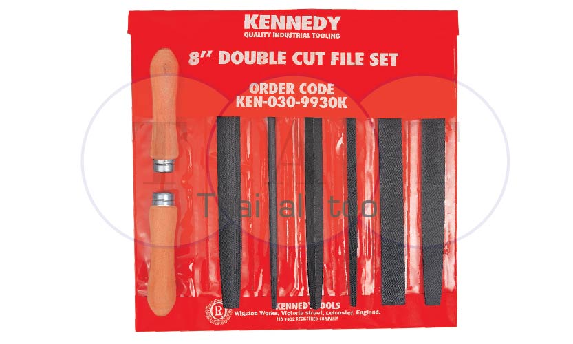 ชุดตะไบ 8 ชิ้น/ชุด 8" DOUBLE CUT ENGINEERS FILE SET-8PCE KENNEDY