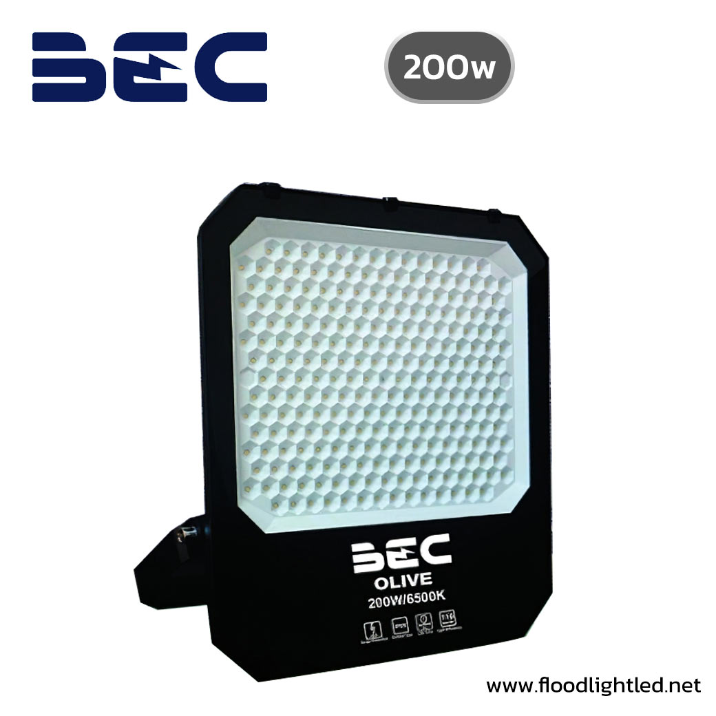 สปอร์ตไลท์ LED 200W BEC OLIVE