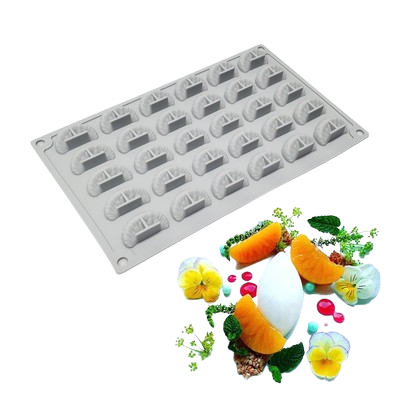 แม่พิพม์ซิลิโคน ทอนไม้ กลีบส้ม