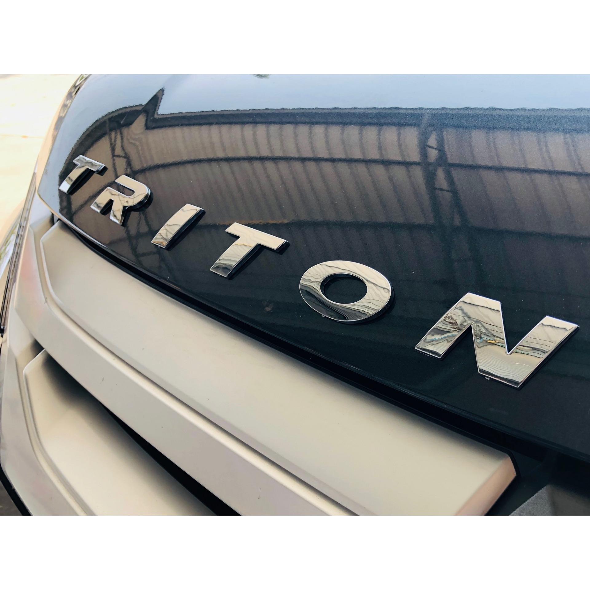 ตัวหนังสือ Triton Sport 3มิติ สีโครเมียม (Chrome)