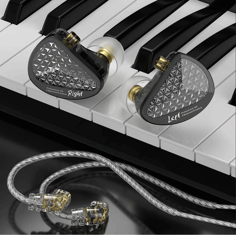 KZ AS16 PRO หูฟัง IEMs 8 ไดร์เวอร์ 8BA ประกันศูนย์ไทย