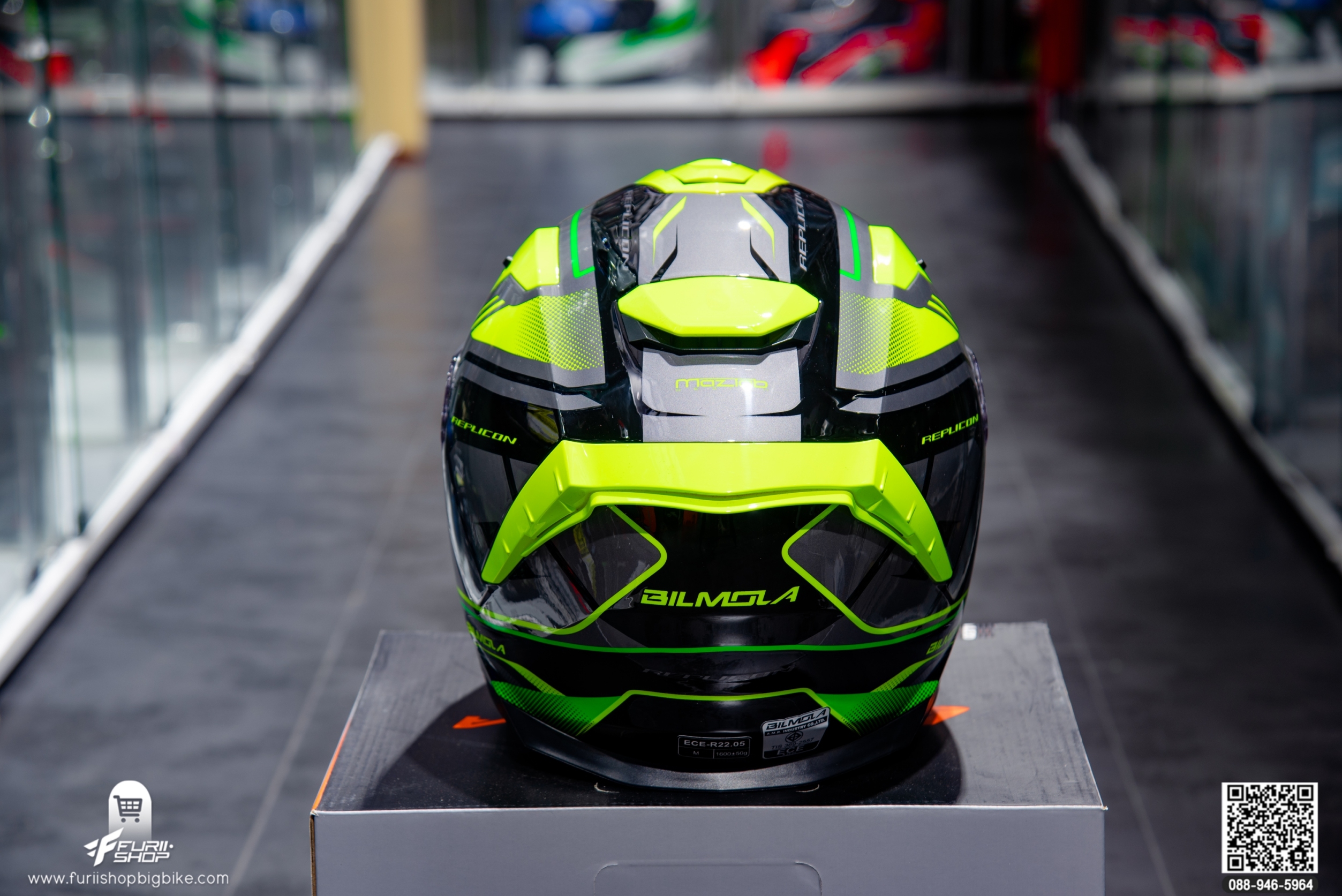 หมวกกันน็อค BILMOLA RAPLICON HG GREEN