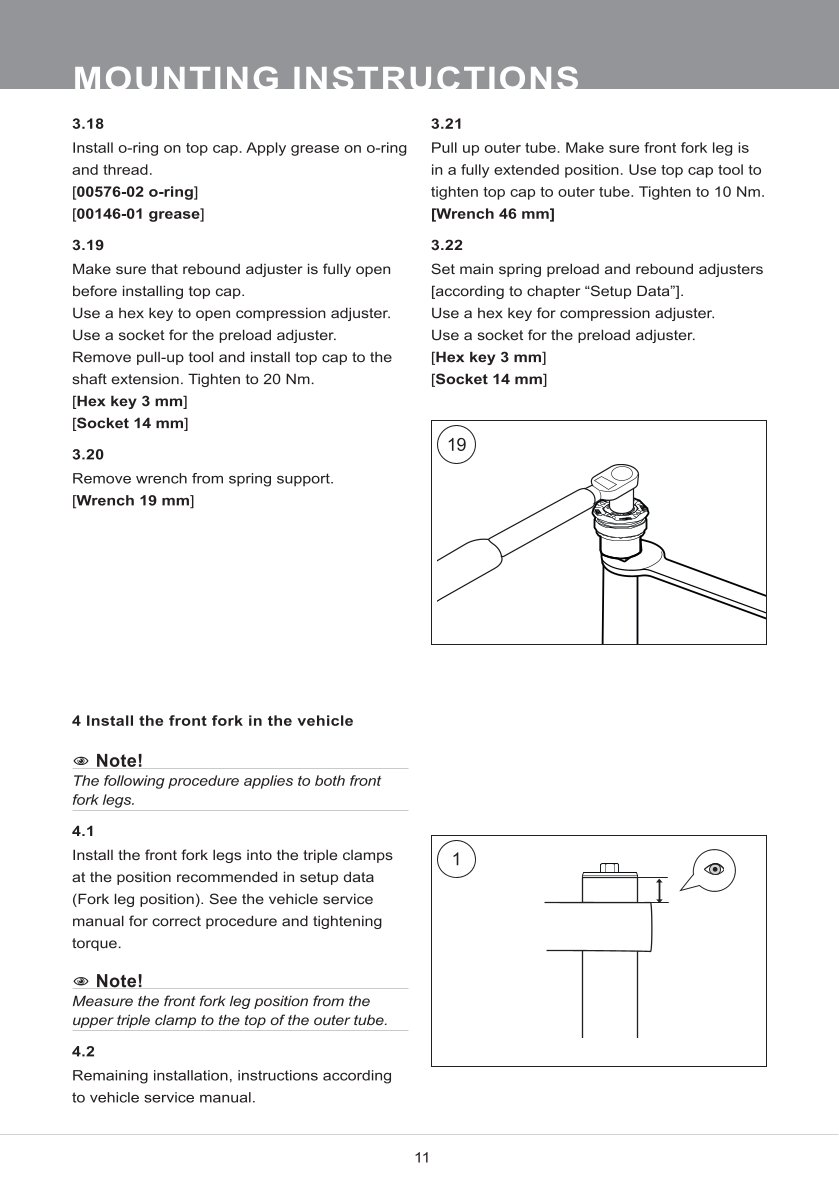 สปริงโช้คหน้า Ohlins FKR115 For Ducati Streetfighter V2 2022