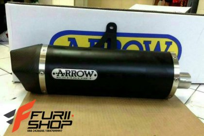 Arrow slipon dark carbon สำหรับ Honda Africa twin