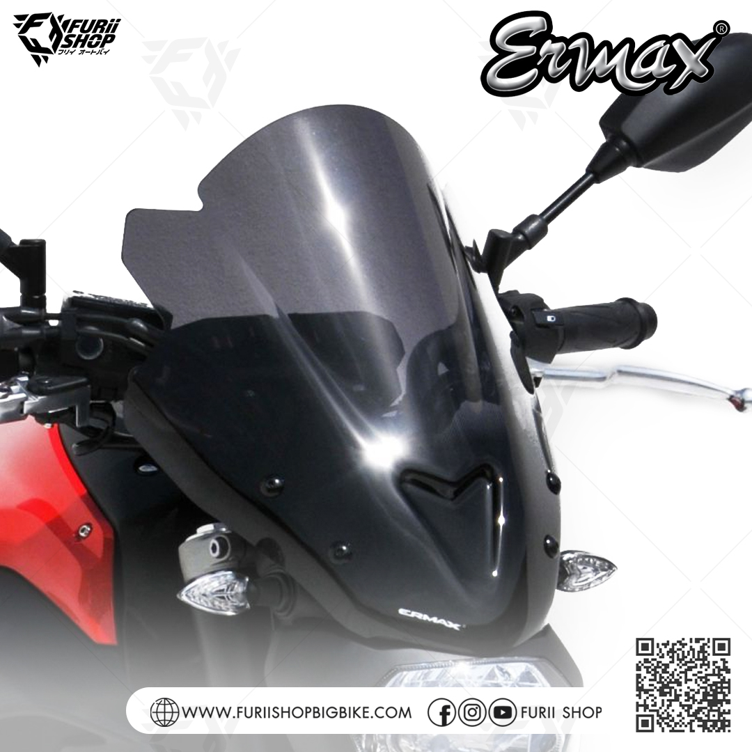 ชิลด์ Ermax Windshield Touring : for Yamaha Fz07/Mt07 2015-2017