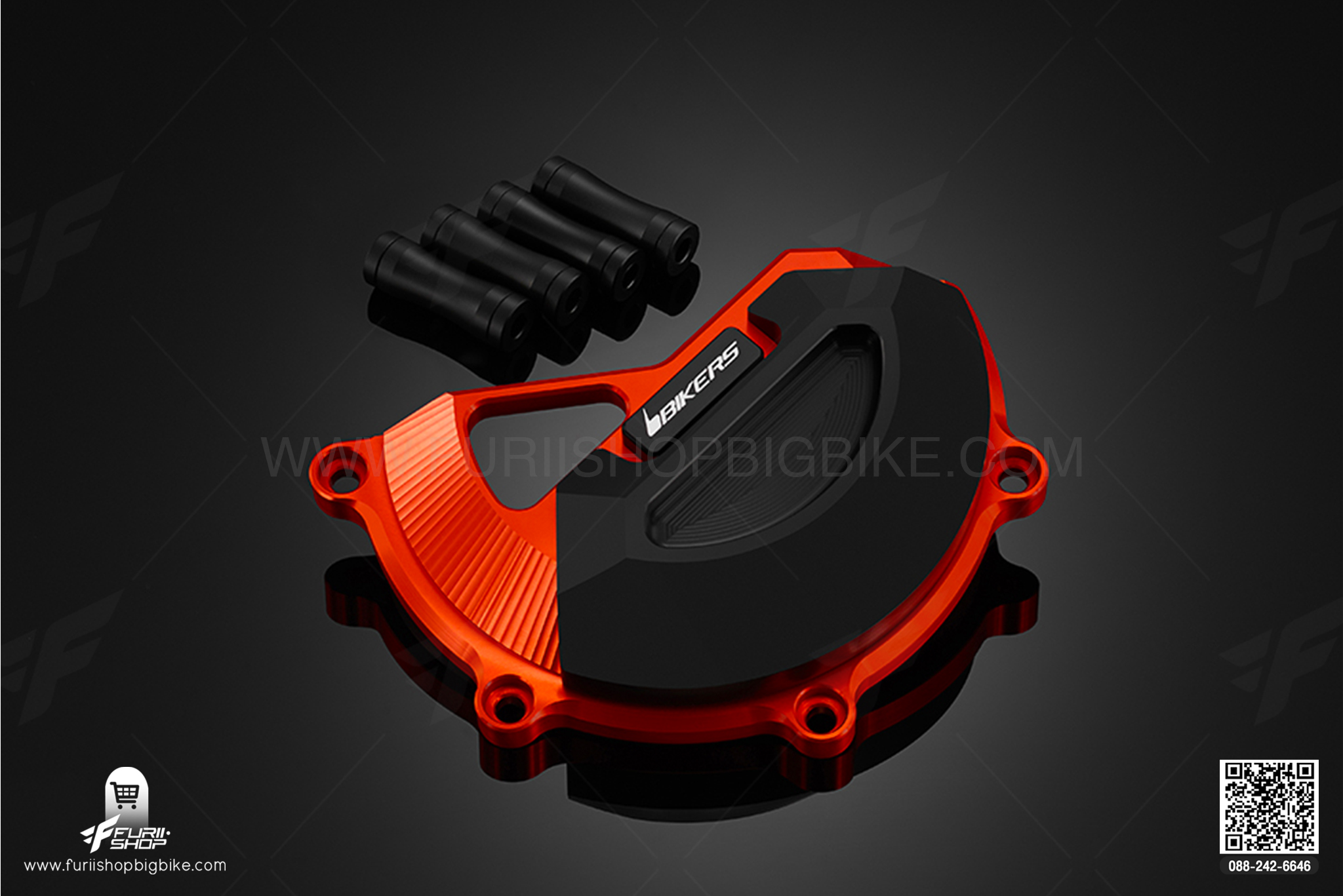 ชุดกันล้มเครื่อง กันแคร้ง Engine Guard Set (Left) Bikers Z800 ชุดกันล้มเครื่อง