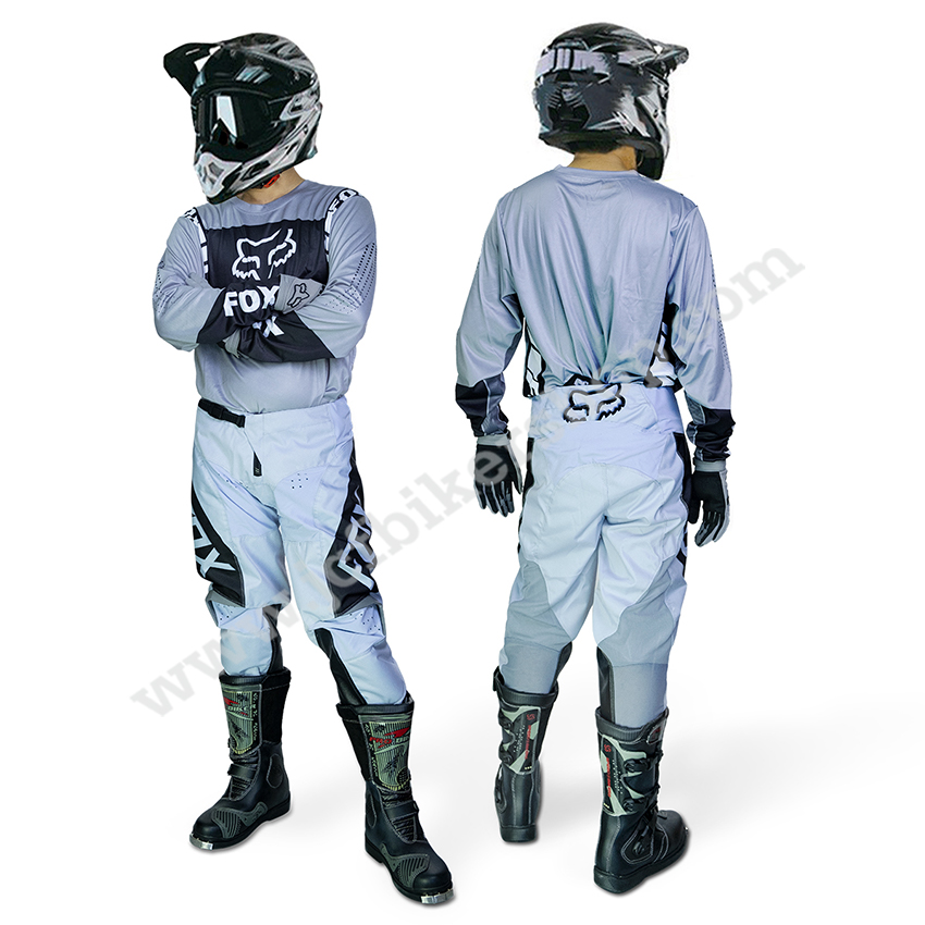 ชุดวิบาก ชุดขี่มอเตอร์ไซค์วิบาก Motocross 2021 เทาดำ