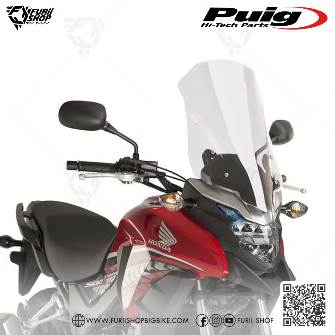 ชิลด์หน้า Puig Windshield Touring : for Honda CB 500 X 2019-2021 All New !!