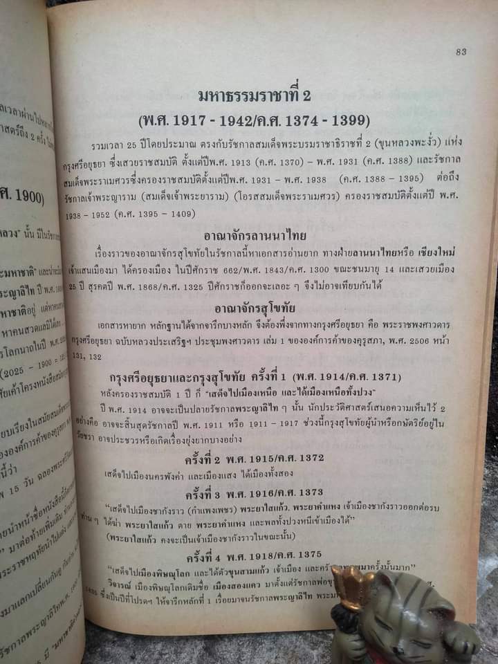 สารานุกรมประวัติศาสตร์ไทย ภาษาไทยสมัยสุโขทัย