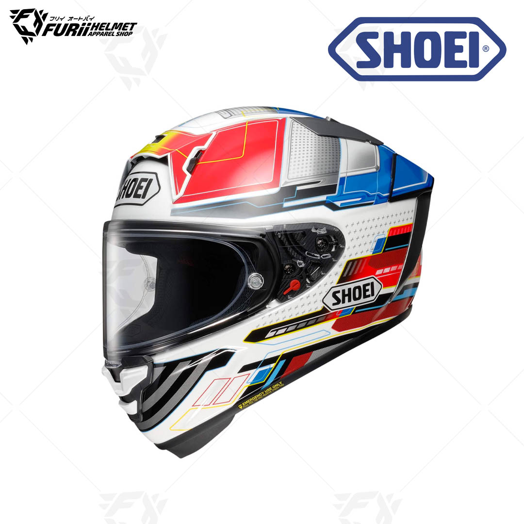 หมวกกันน็อค Shoei : X-FIFTEEN PROXY TC-10 WHITE/RED