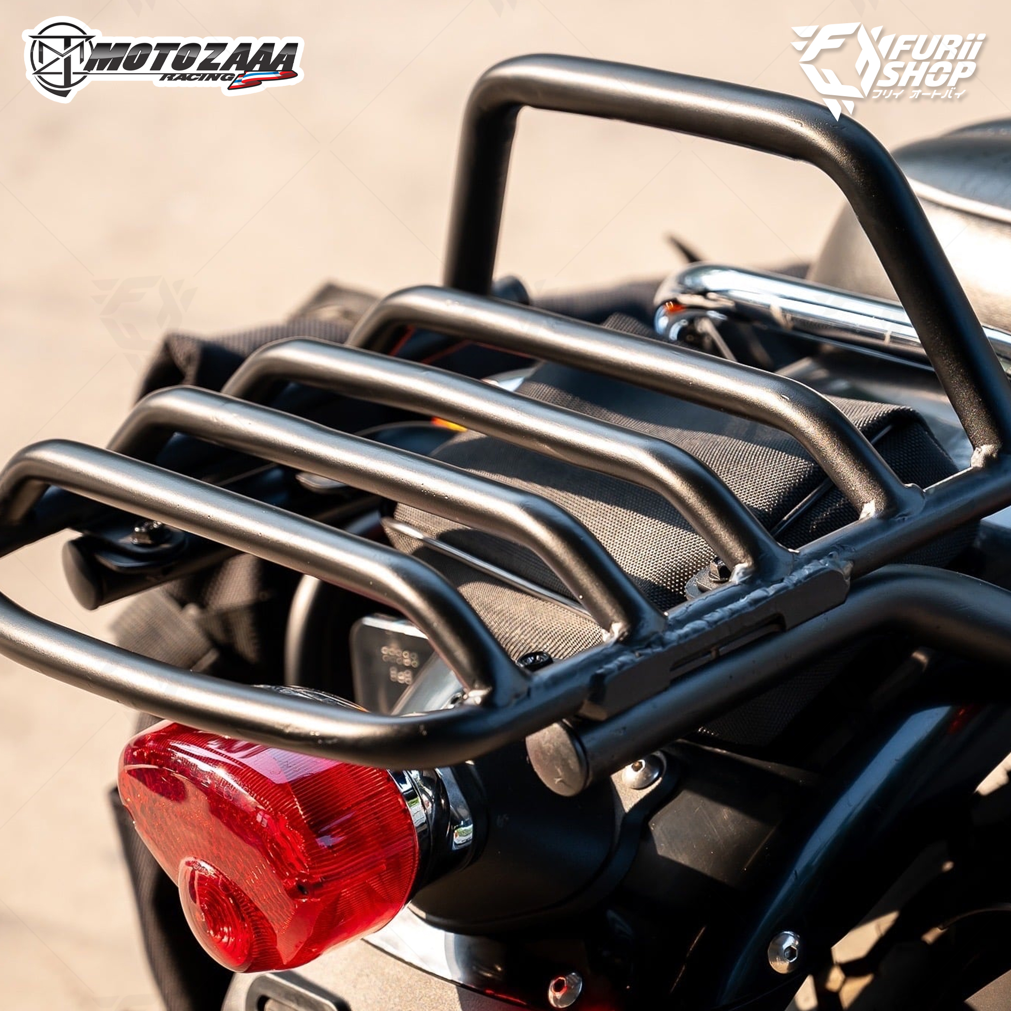 แร็คท้าย MotoLordd MOTOZAAA : For Suzuki VanVan200 By Furii Shop