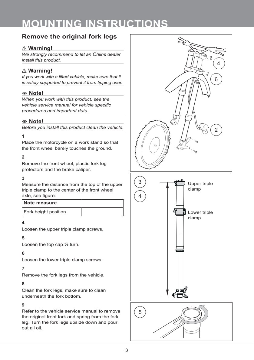 สปริงโช้คหน้า Ohlins FCX1302 For Beta RR 2T 250 2020-2023