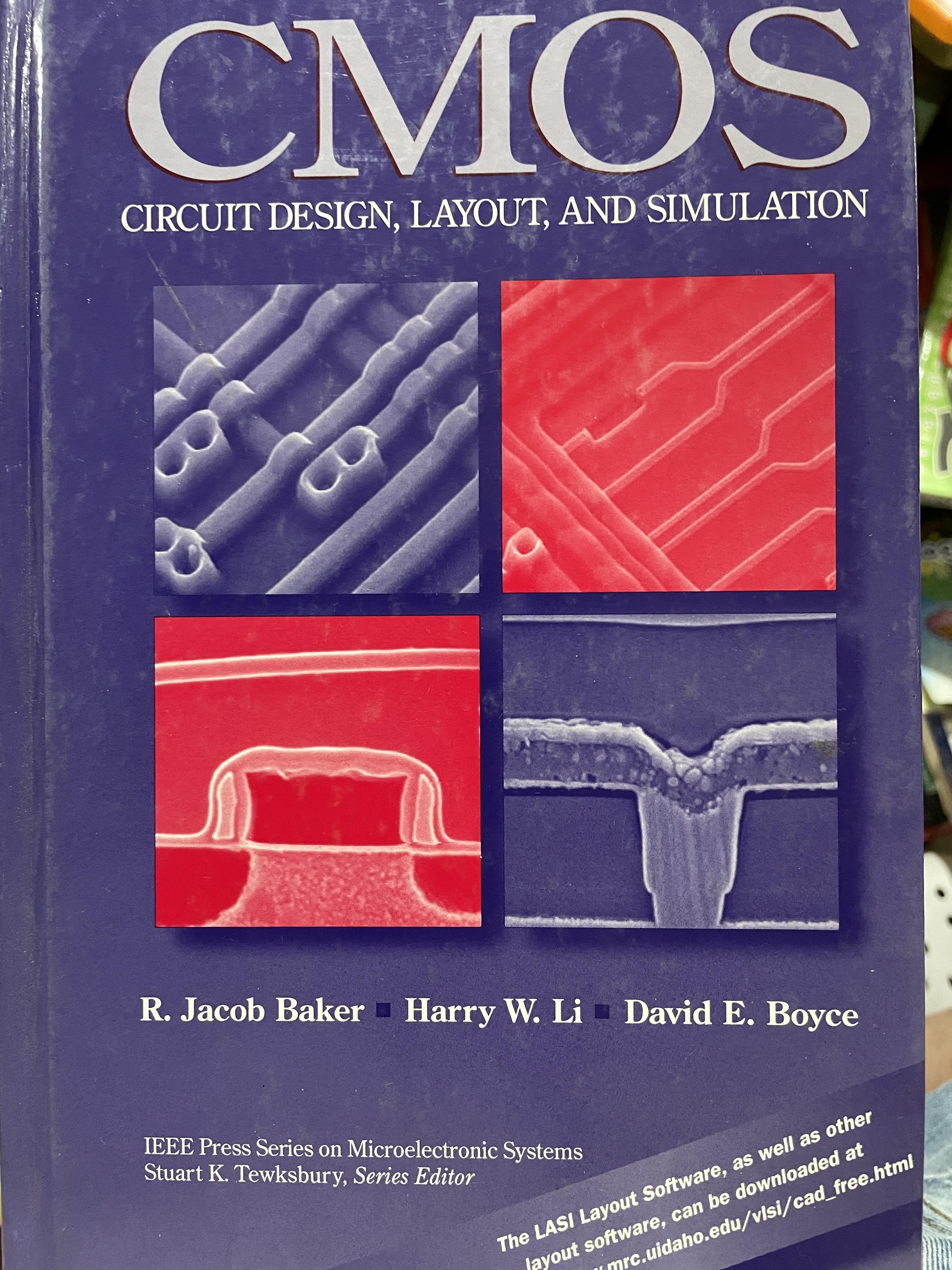 CMOS. CIRCUIT DESIGN, LAYOUT , AND SIMULATION. ผู้เขียน R.JACOB BAKER. และคณะ 0 กก.