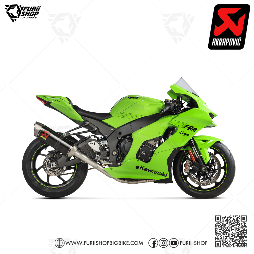 ท่อแต่ง Akrapovic Racing Carbon : for Kawasaki Zx10RR 2021-2022 All new !!