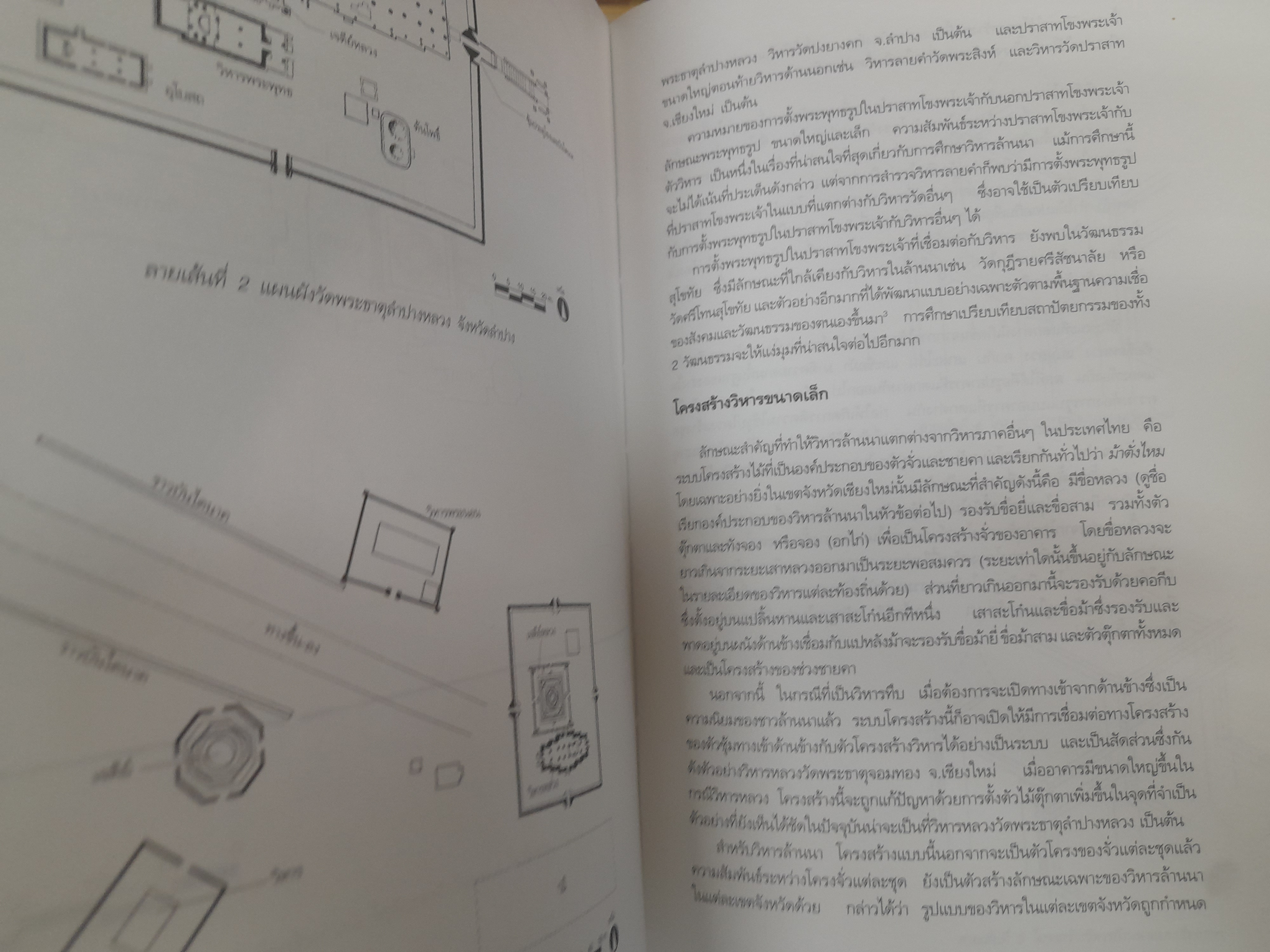 วิหารลายคำ วัดพระสิงห์ สถาปัตยกรรมและจิตรกรรมฝาผนัง หนังสือมือหนึ่ง หายาก