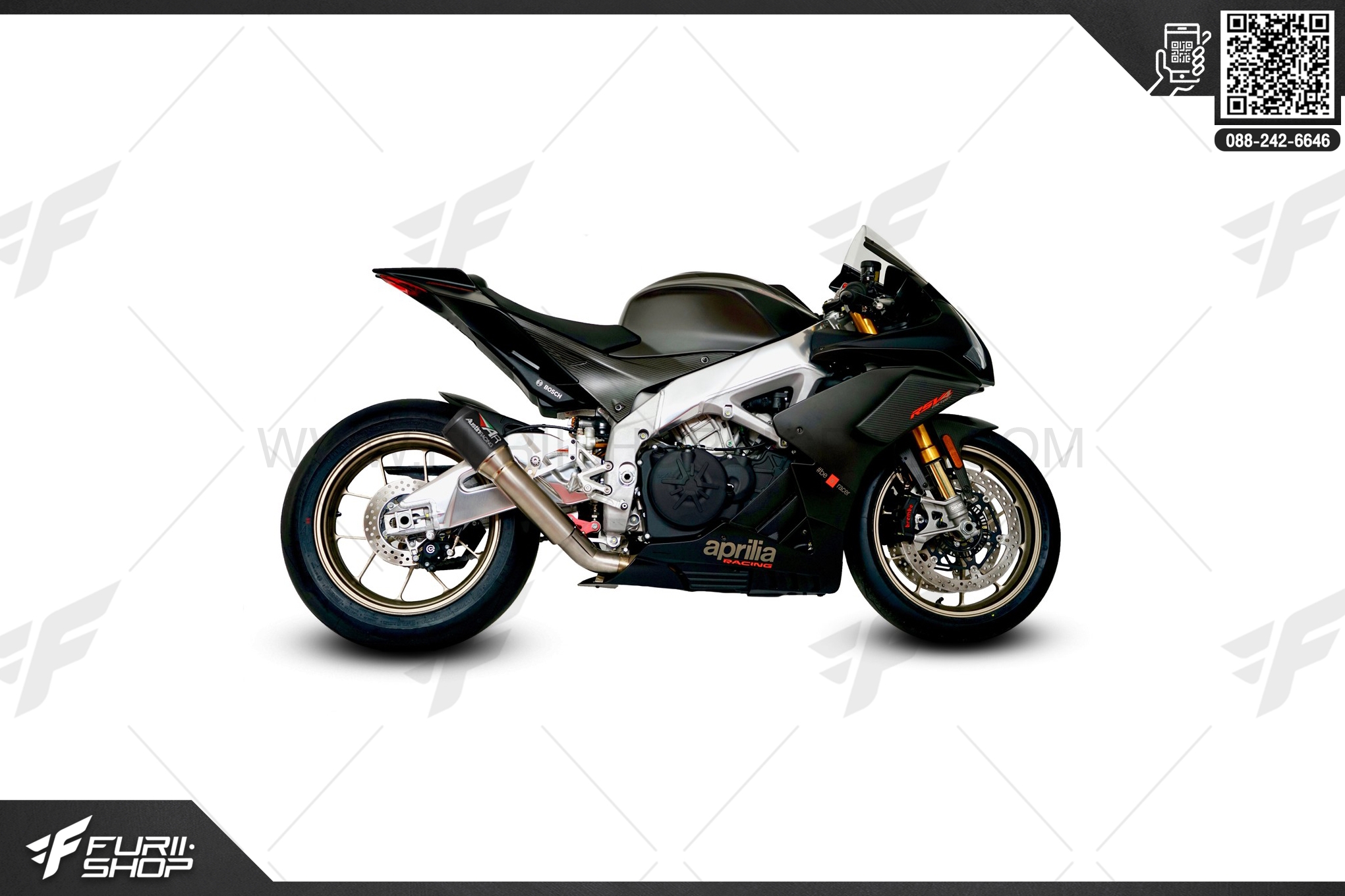 ท่อมอเตอร์ไซค์ Austin Racing Slip-On Exhaust Options FOR Aprilia RSV4 2009-2019 ท่อแต่ง ท่อสูตร ท่อบิ๊กไบค์ ท่อBigbike ท่อไอเสีย