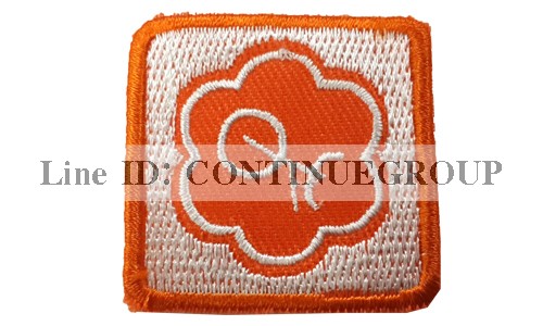 เครื่องหมายวิชาพิเศษยุวกาชาด วิชาจักรยาน (สีส้ม)