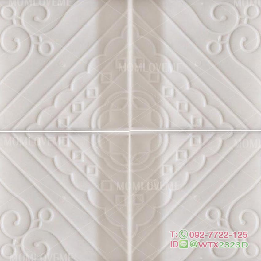 แม่พิมพ์บล็อคคอนกรีต ลายดอกบัวขนาด 25x25x5 cm