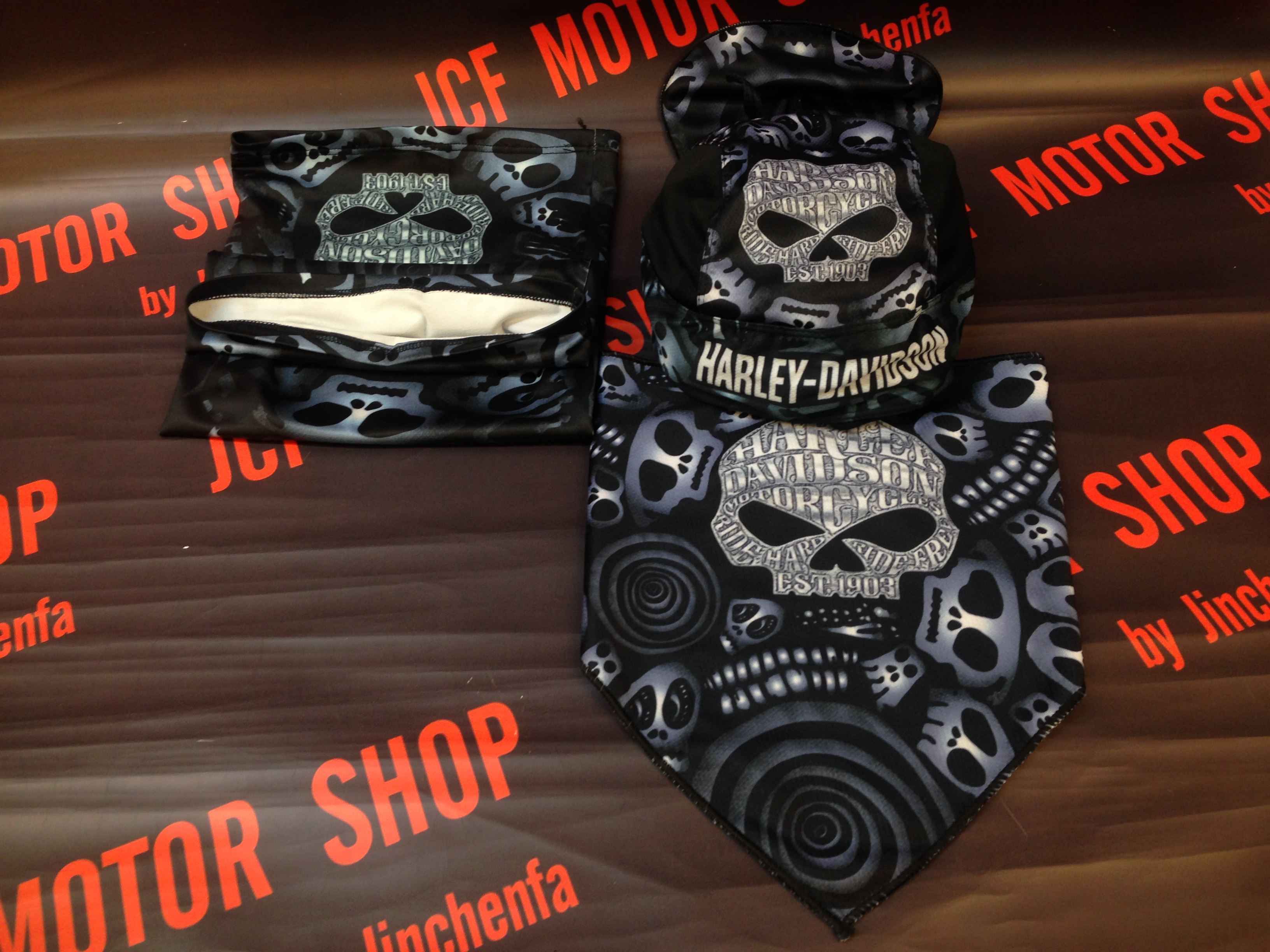 ชุดผ้าปิดจมูก - ผ้าโพกหัว Harley
