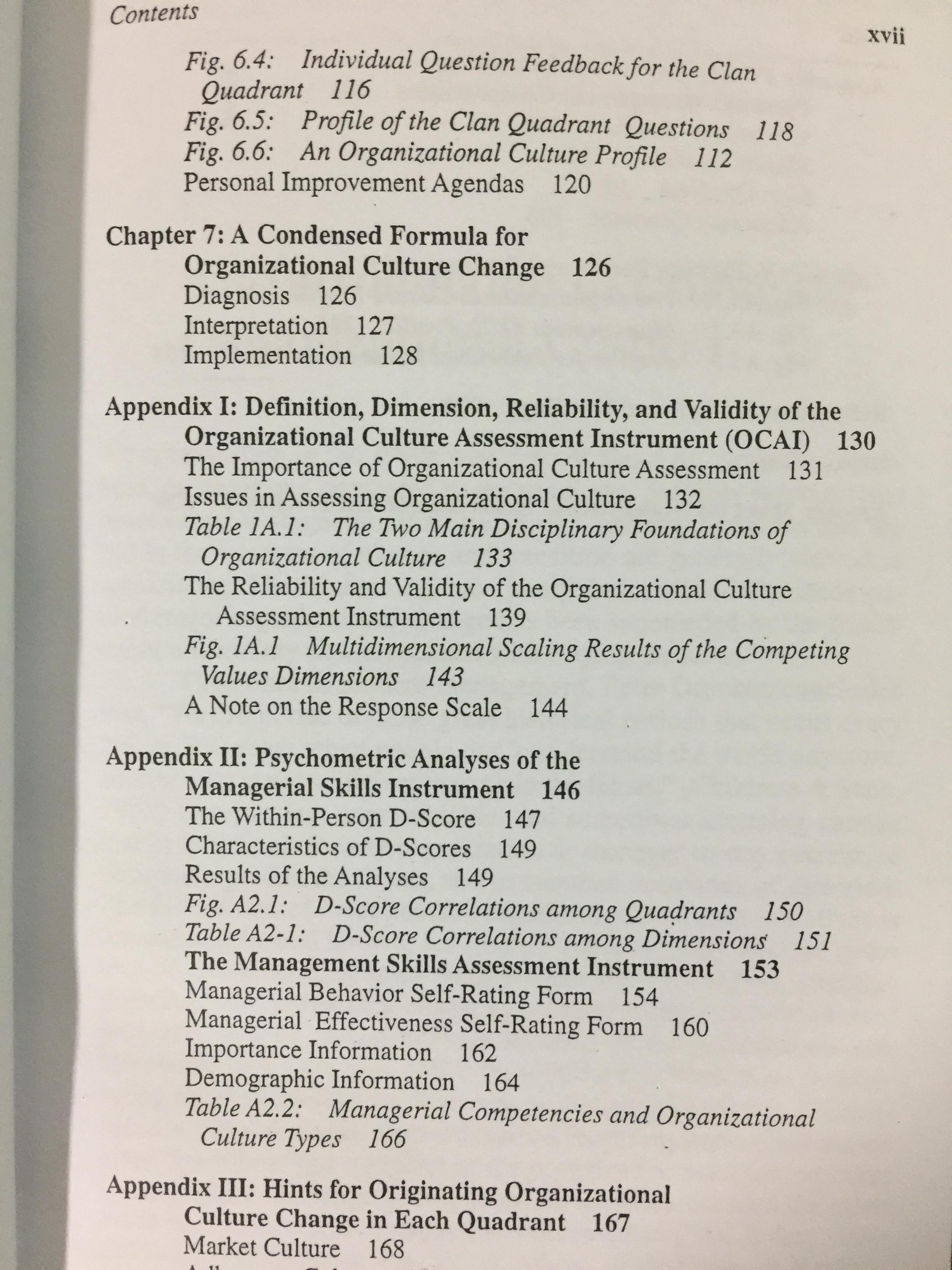 DIAGNOSING AND CHANGING ORGANIZATIONAL CULTURE 0 กก.