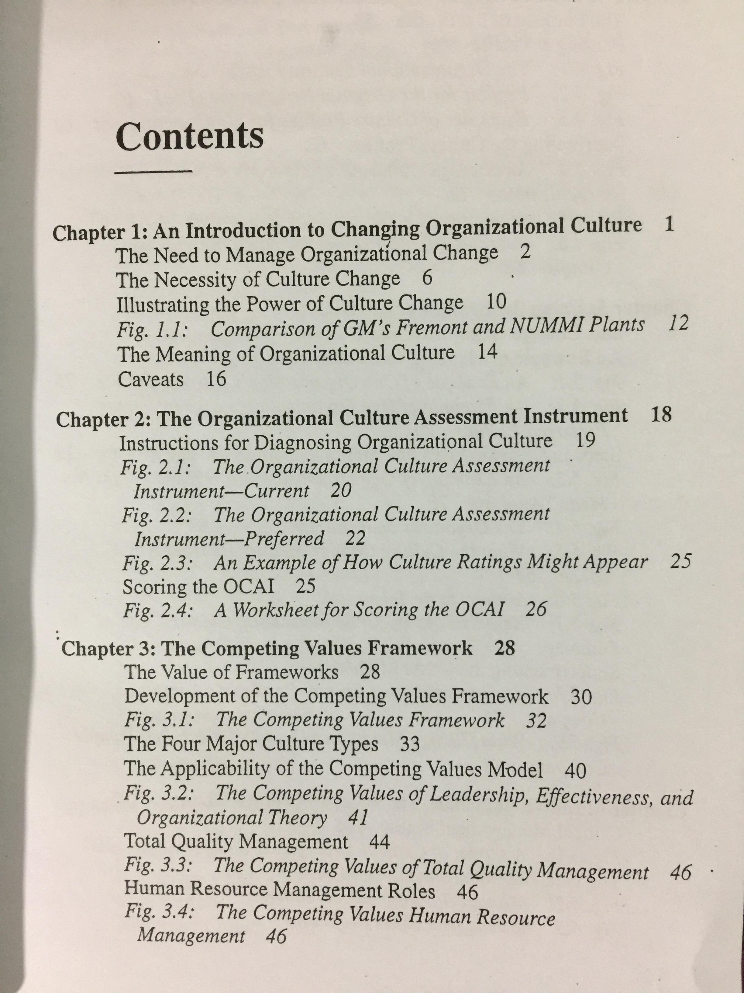 DIAGNOSING AND CHANGING ORGANIZATIONAL CULTURE 0 กก.
