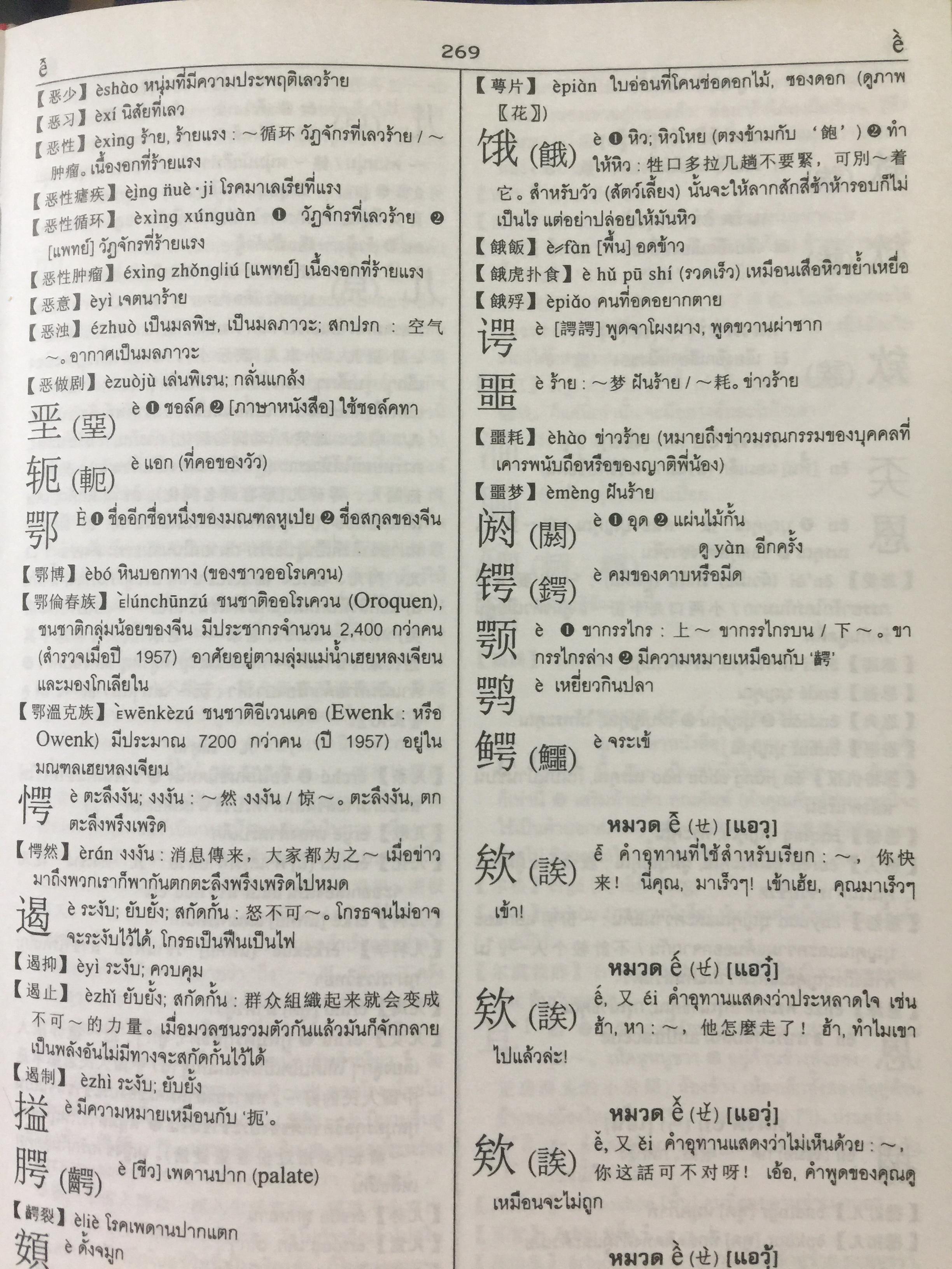 พจนานุกรม จีน-ไทย. ฉบับใหม่ (ฉบับพิมพ์หนังสือตัวย่อ). โดย เธียรชัย เอี่ยมวรเมธ 6,500 กรัม