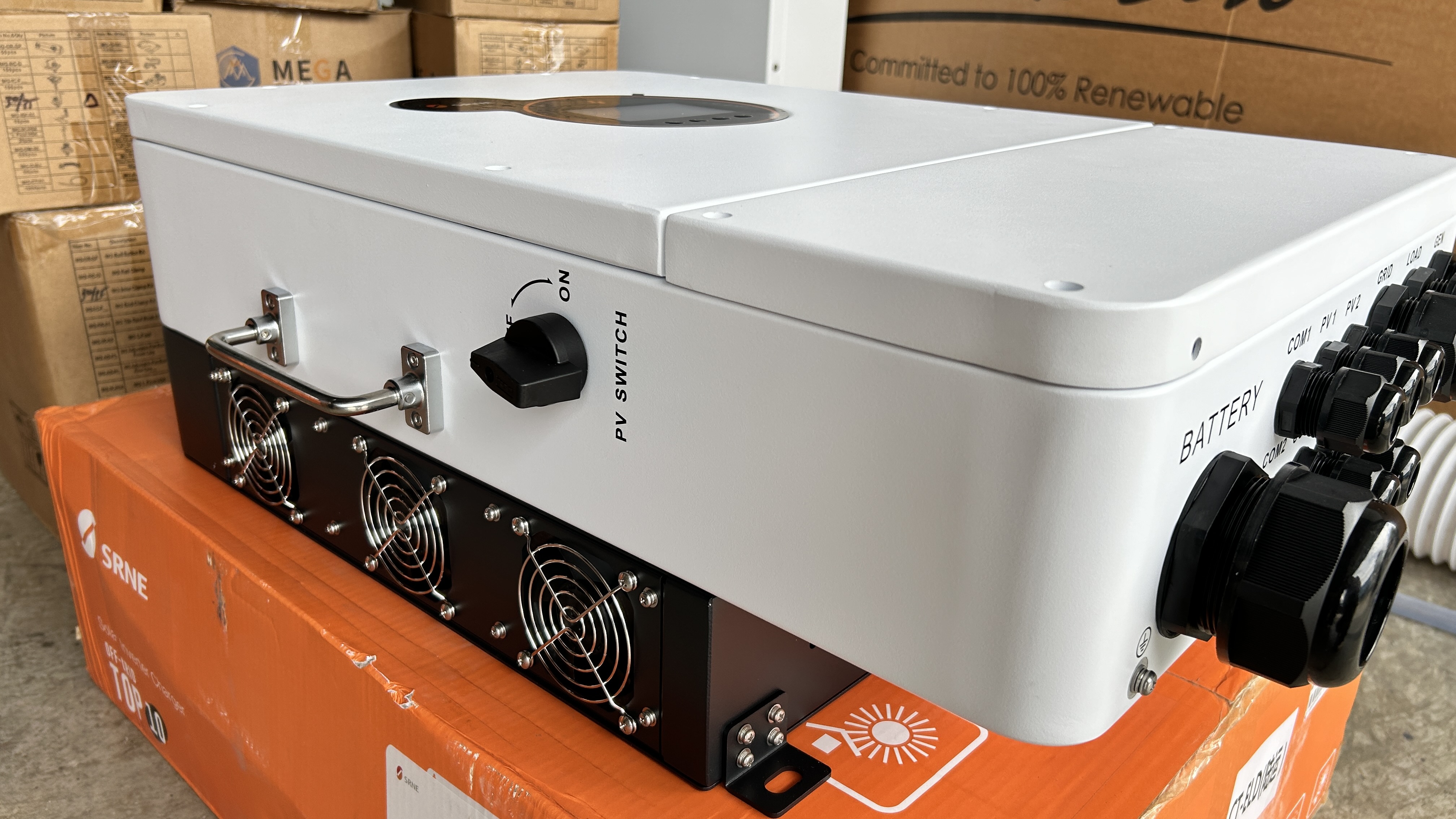 SRNE Hybrid On/off grid inverter 8kW ไฮบริดออนกริด/ออฟกริด รองรับการไม่ต่อแบต