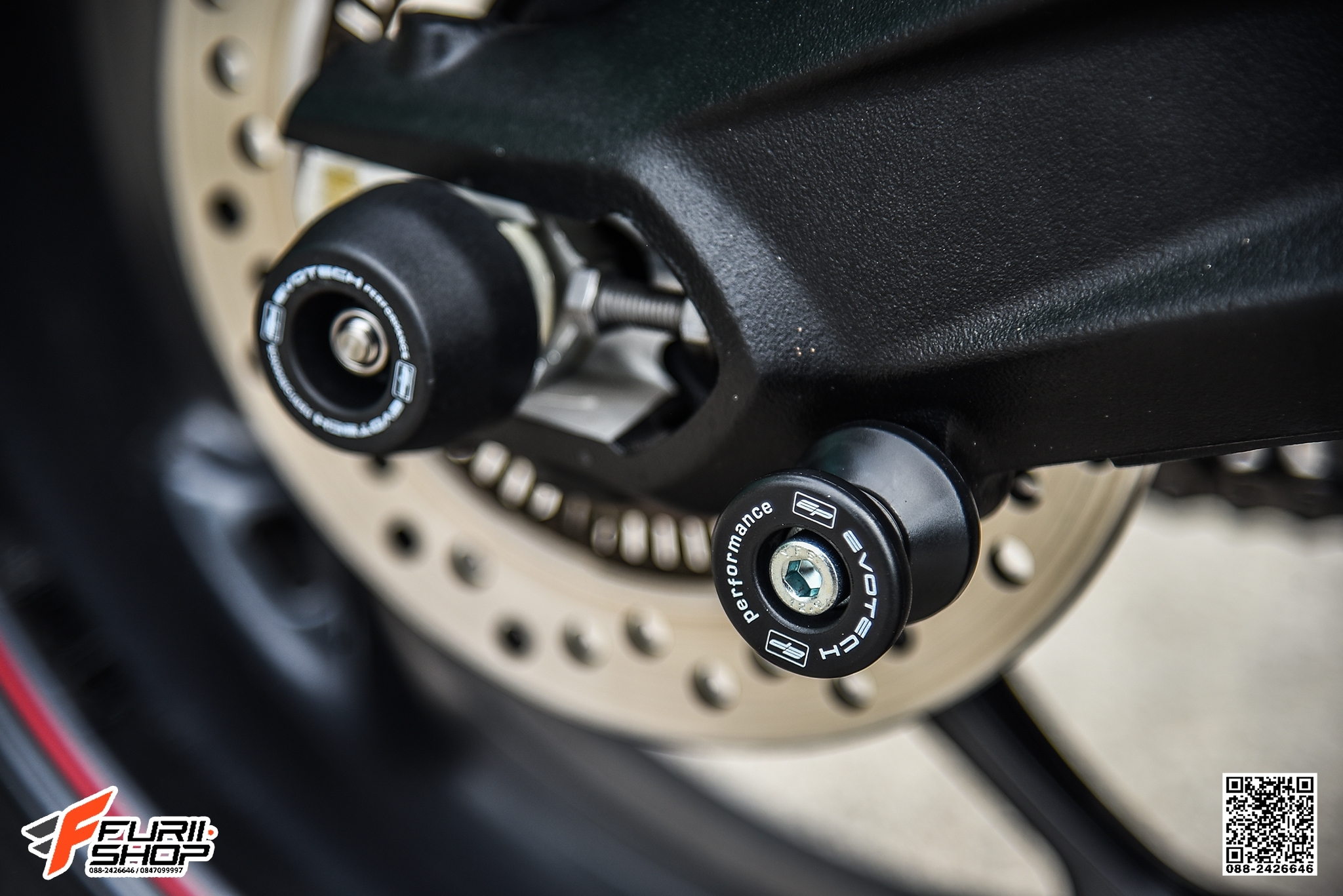 สปูน EVOTECH FOR TRIUMPH STREET TRIPLE 765