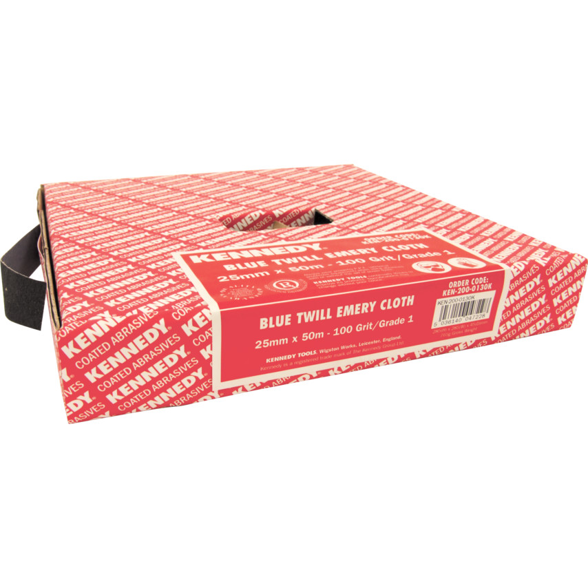 Kennedy.25mm x 50M COIL ECONOMY EMERY GRADE 2 (P60)