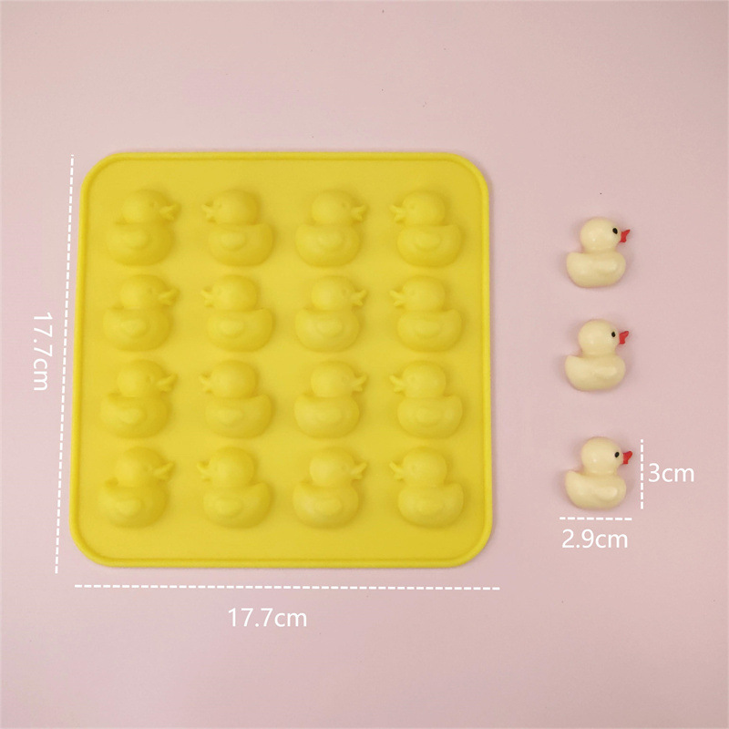 แม่พิมพ์ซิลิโคน.เป็ดประกบ ราคา1ชิ้น แม่พิพม์สี ชมพู