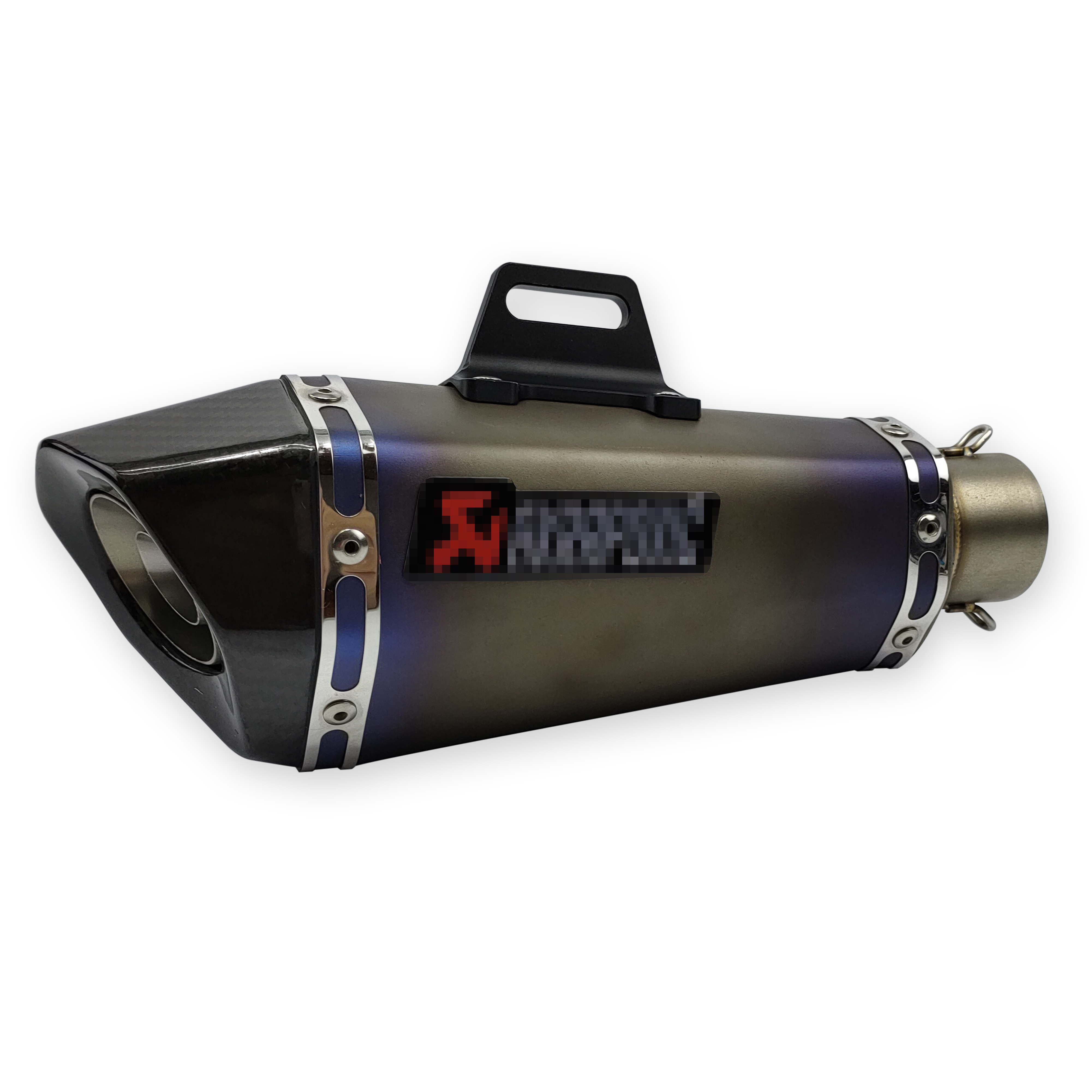 ปลายท่อสูตร ปลายท่อแต่ง Akrapovic ปลายคาร์บอน สวมคอ 2 นิ้ว ยาว 13 นิ้ว